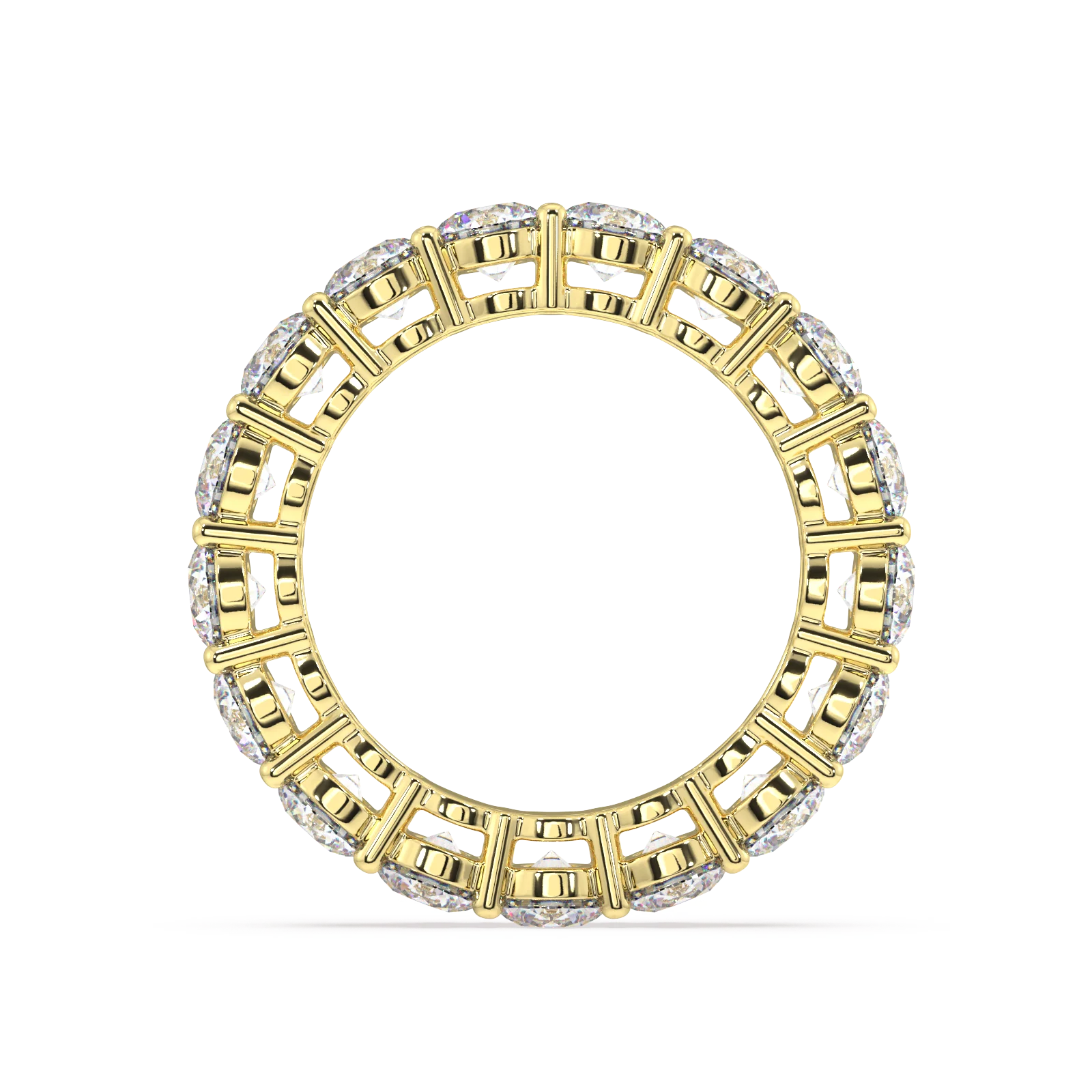 Melrose Round Classic Eternity Bands - 5ct - Image 3