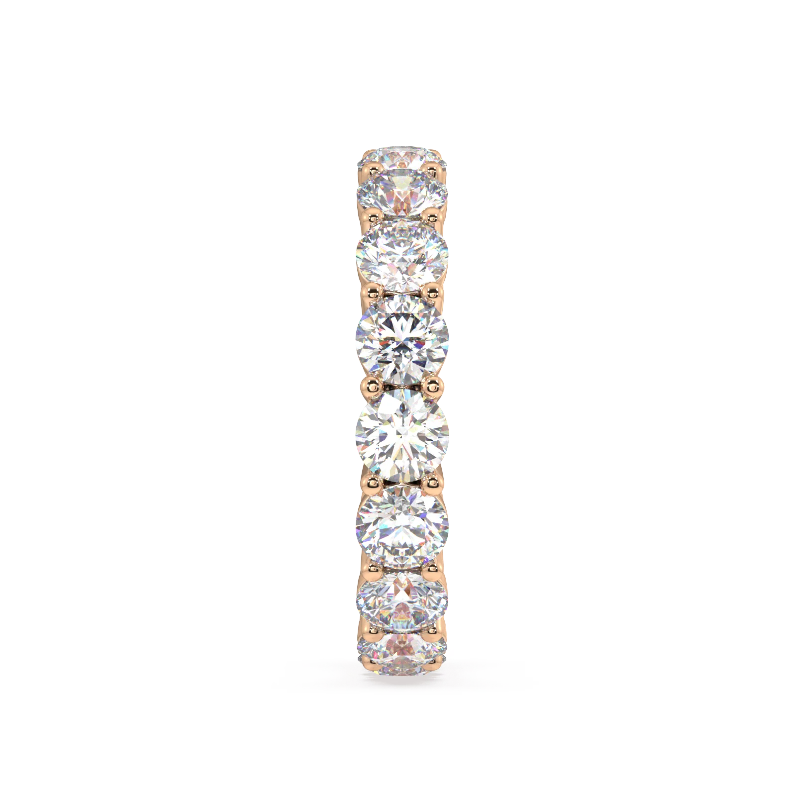 Melrose Round Classic Eternity Bands - 5ct - Image 9