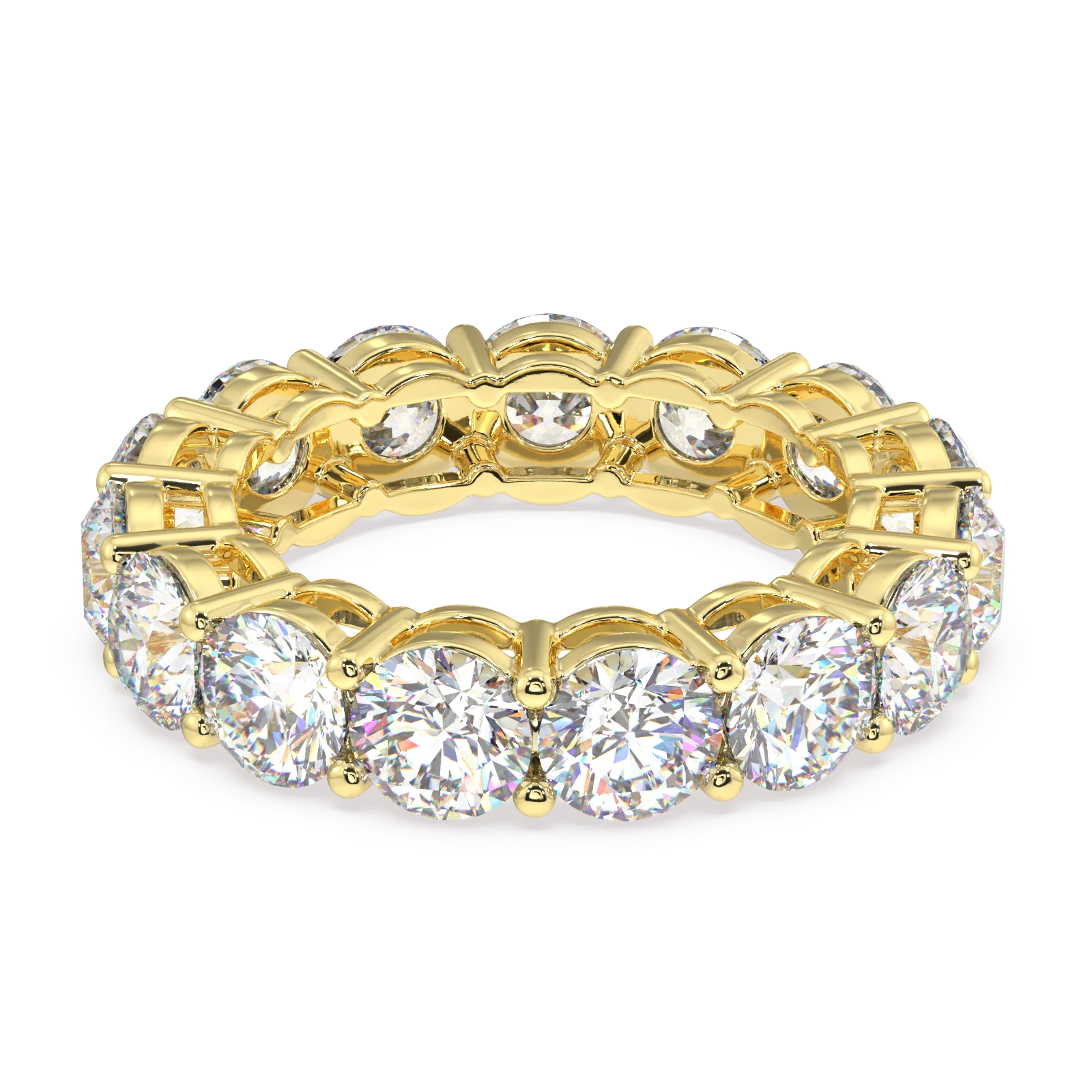 Melrose Round Classic Eternity Bands - 7ct