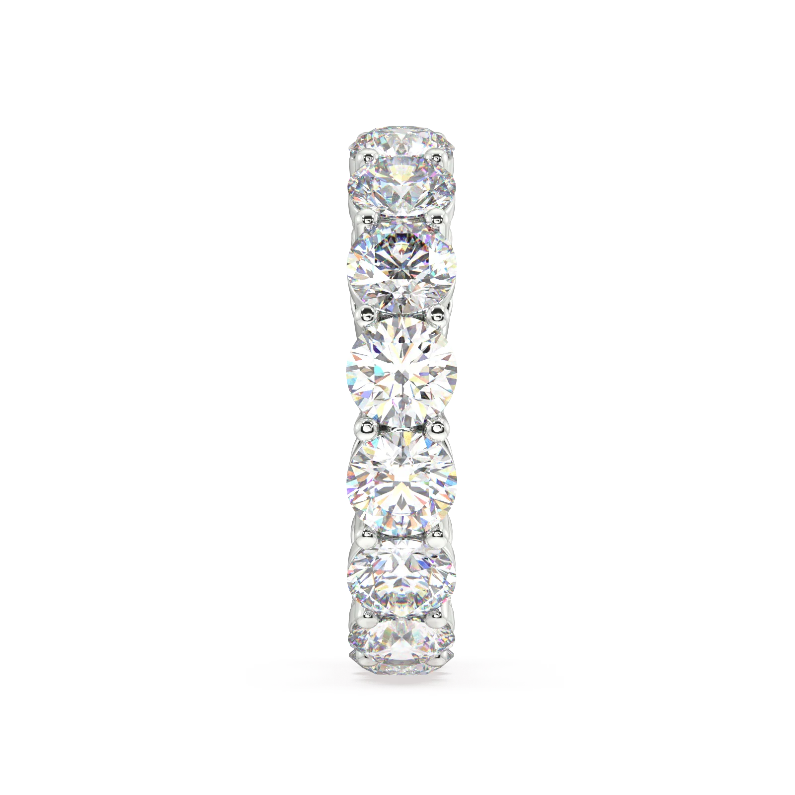 Melrose Round Classic Eternity Bands - 7ct - Image 14