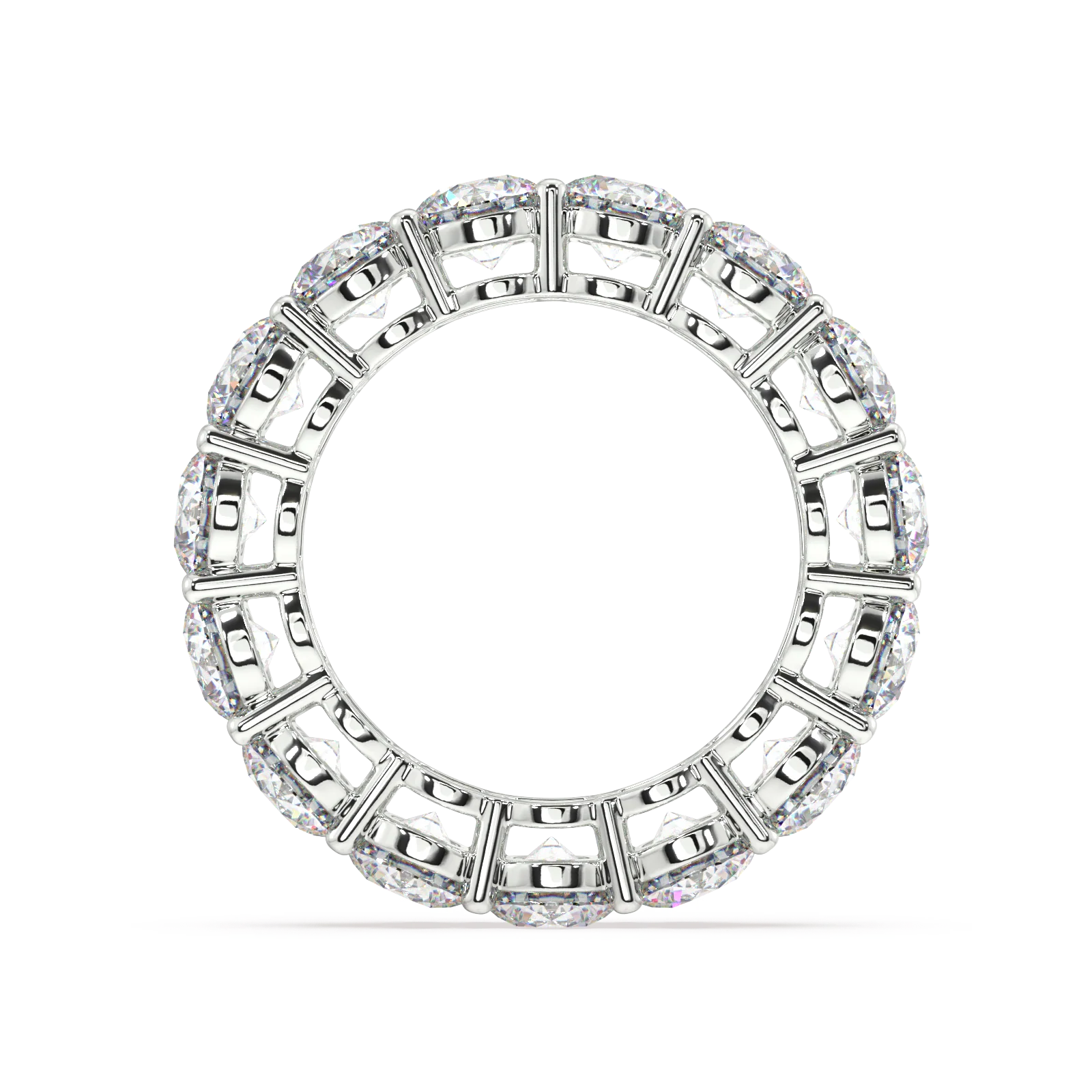 Melrose Round Classic Eternity Bands - 7ct - Image 18