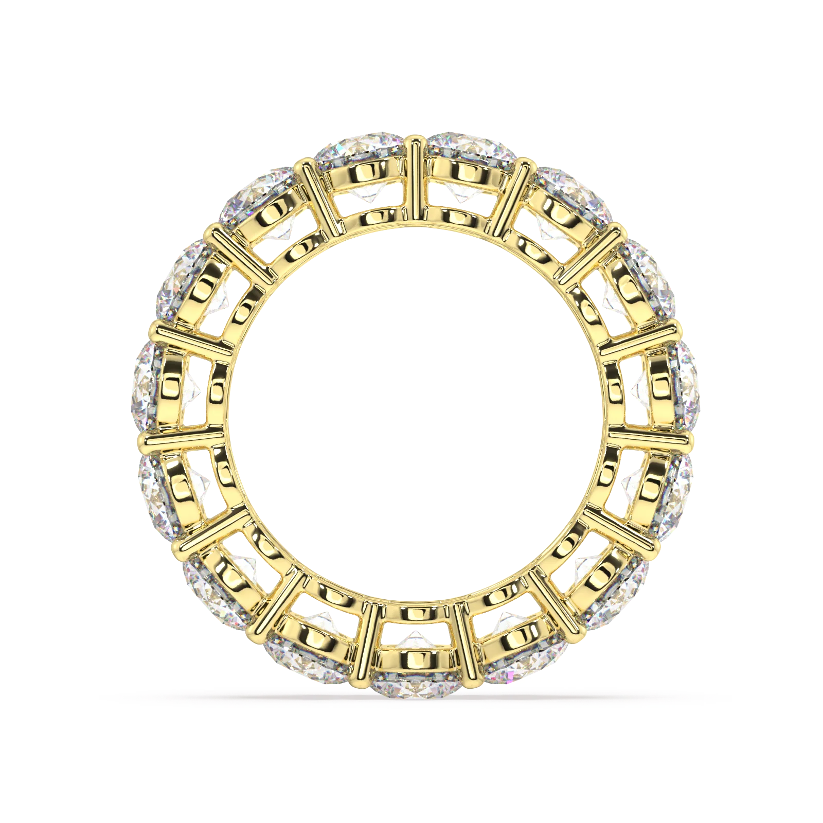 Melrose Round Classic Eternity Bands - 7ct - Image 3