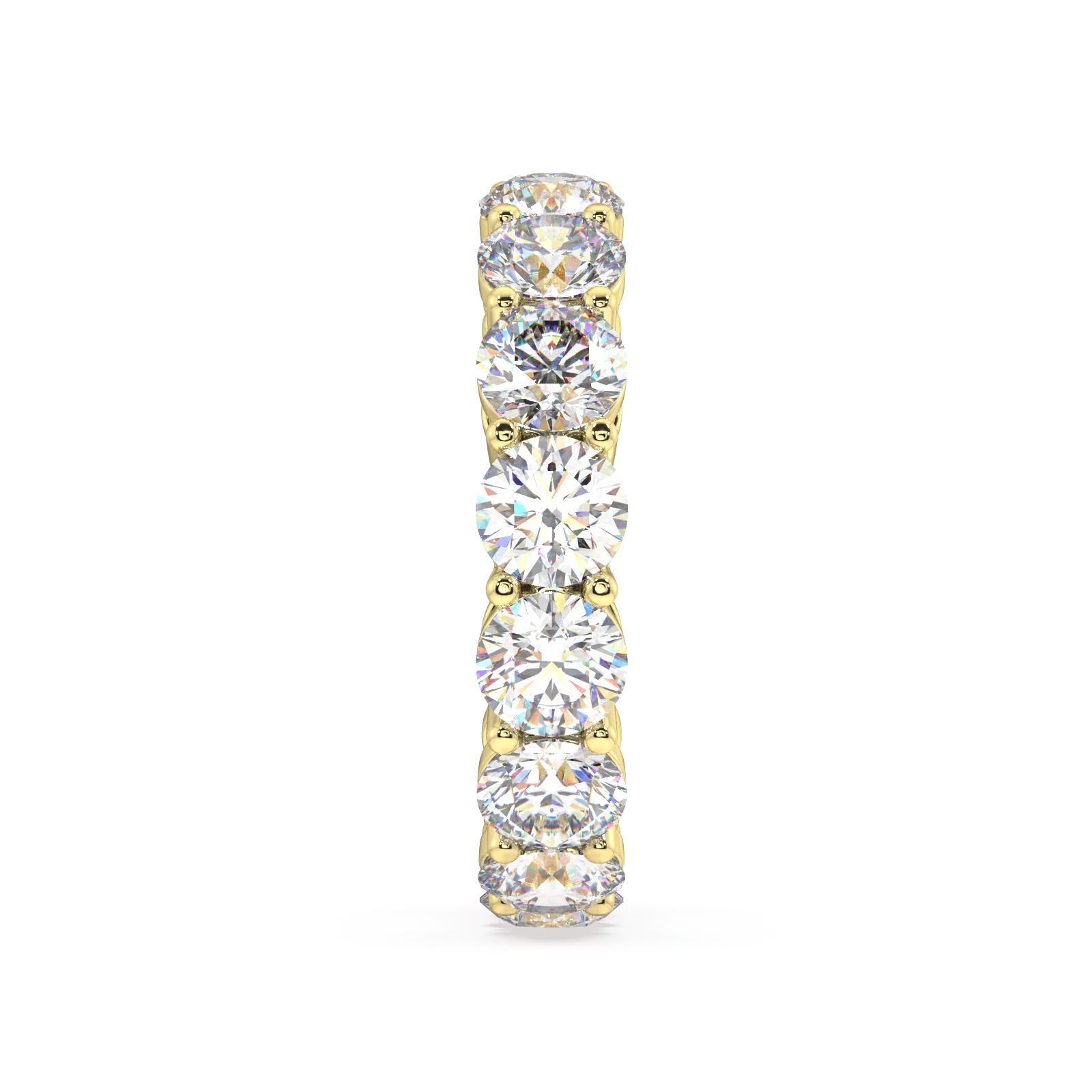 Melrose Round Classic Eternity Bands - 7ct - Image 4