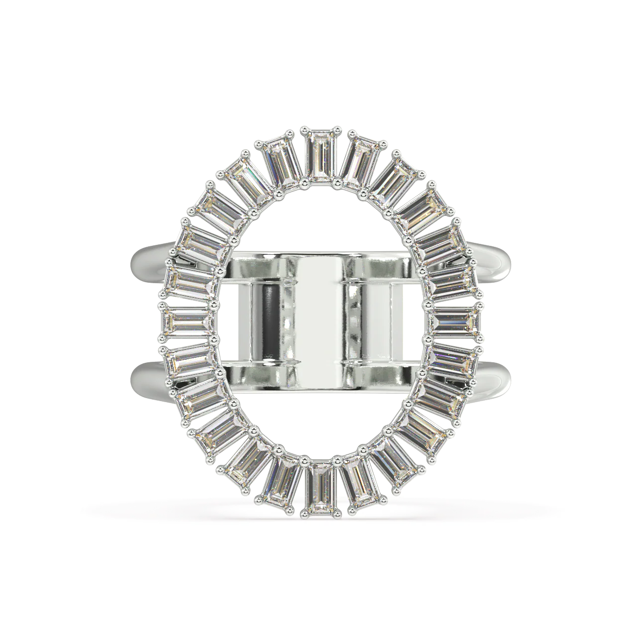 Octavia Baguette Diamond Ring - Image 11