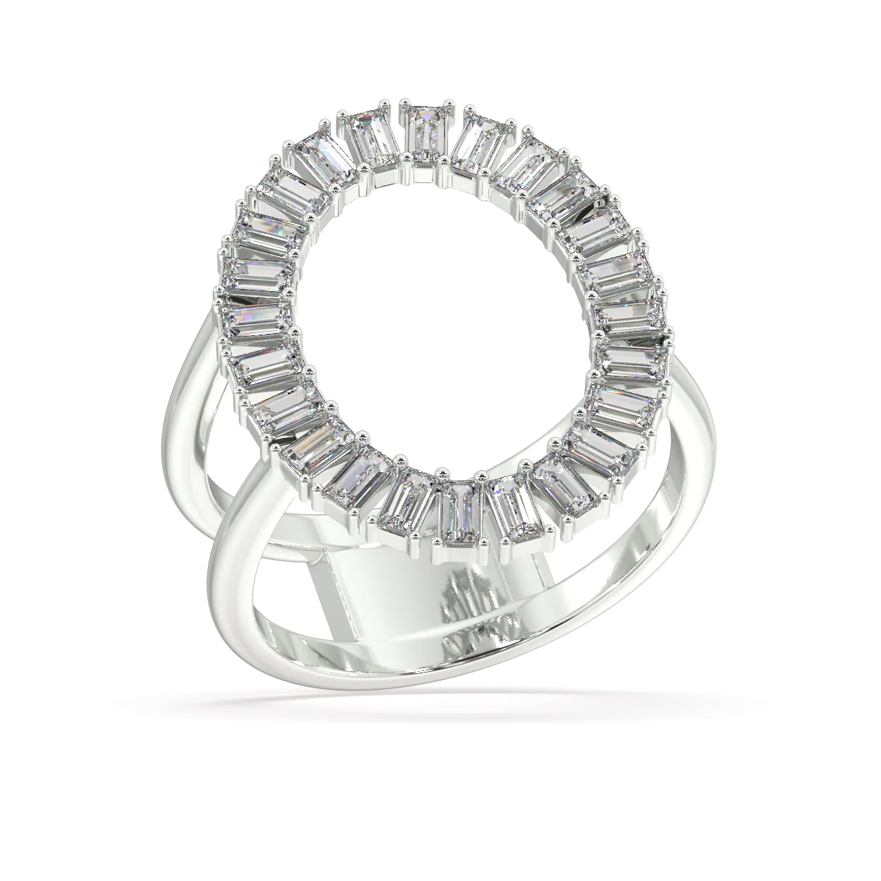 Octavia Baguette Diamond Ring - Image 12