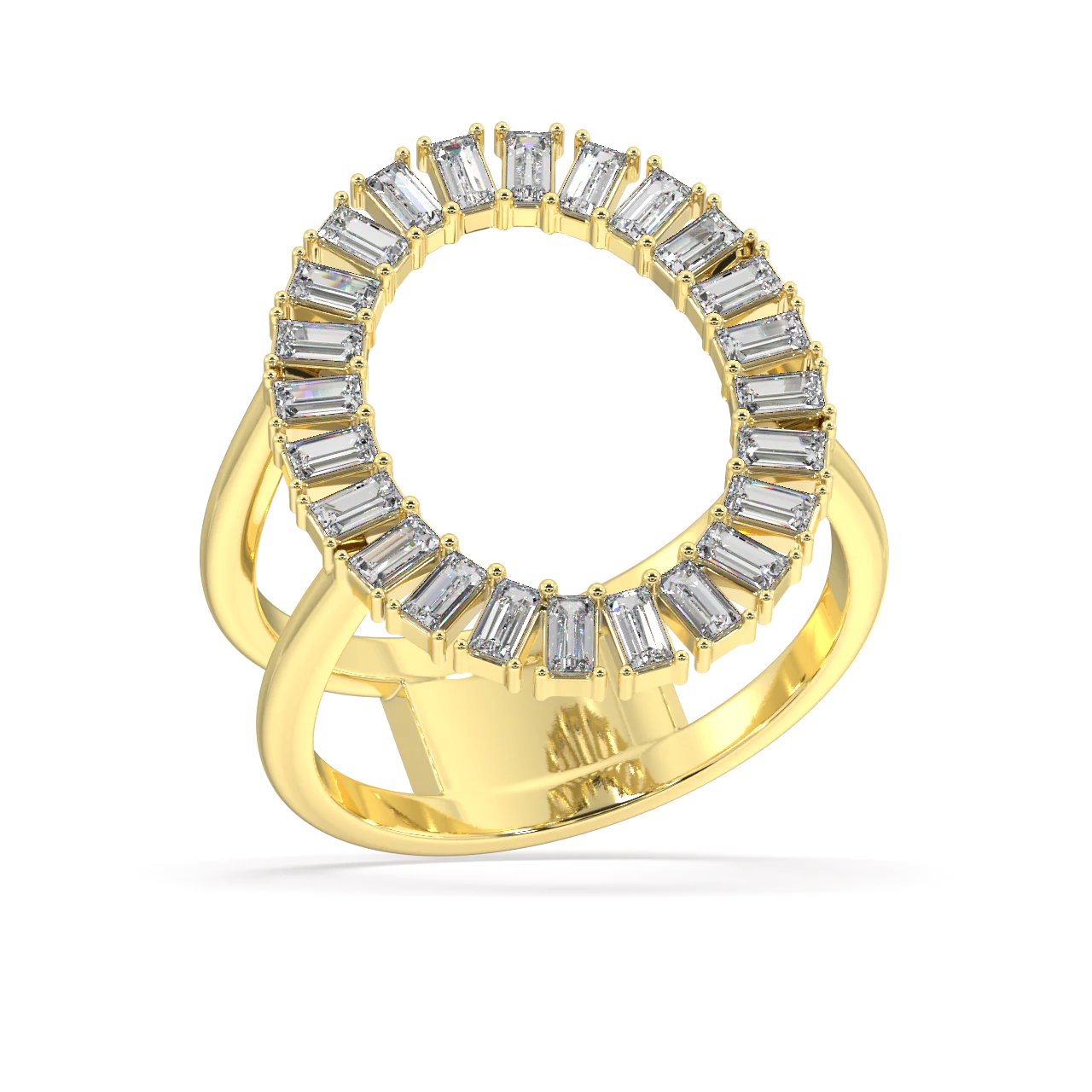 Octavia Baguette Diamond Ring - Image 2