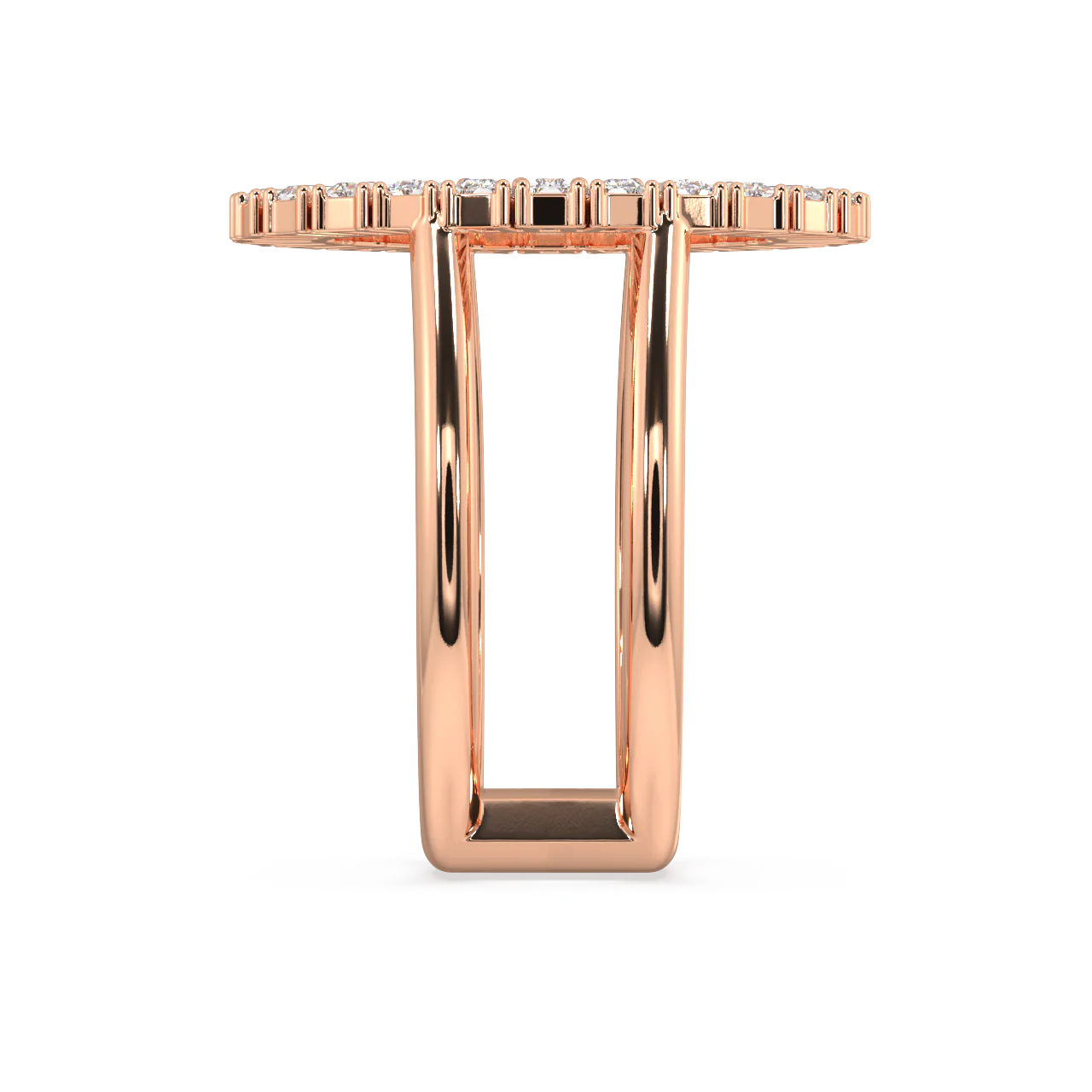 Octavia Baguette Diamond Ring - Image 9
