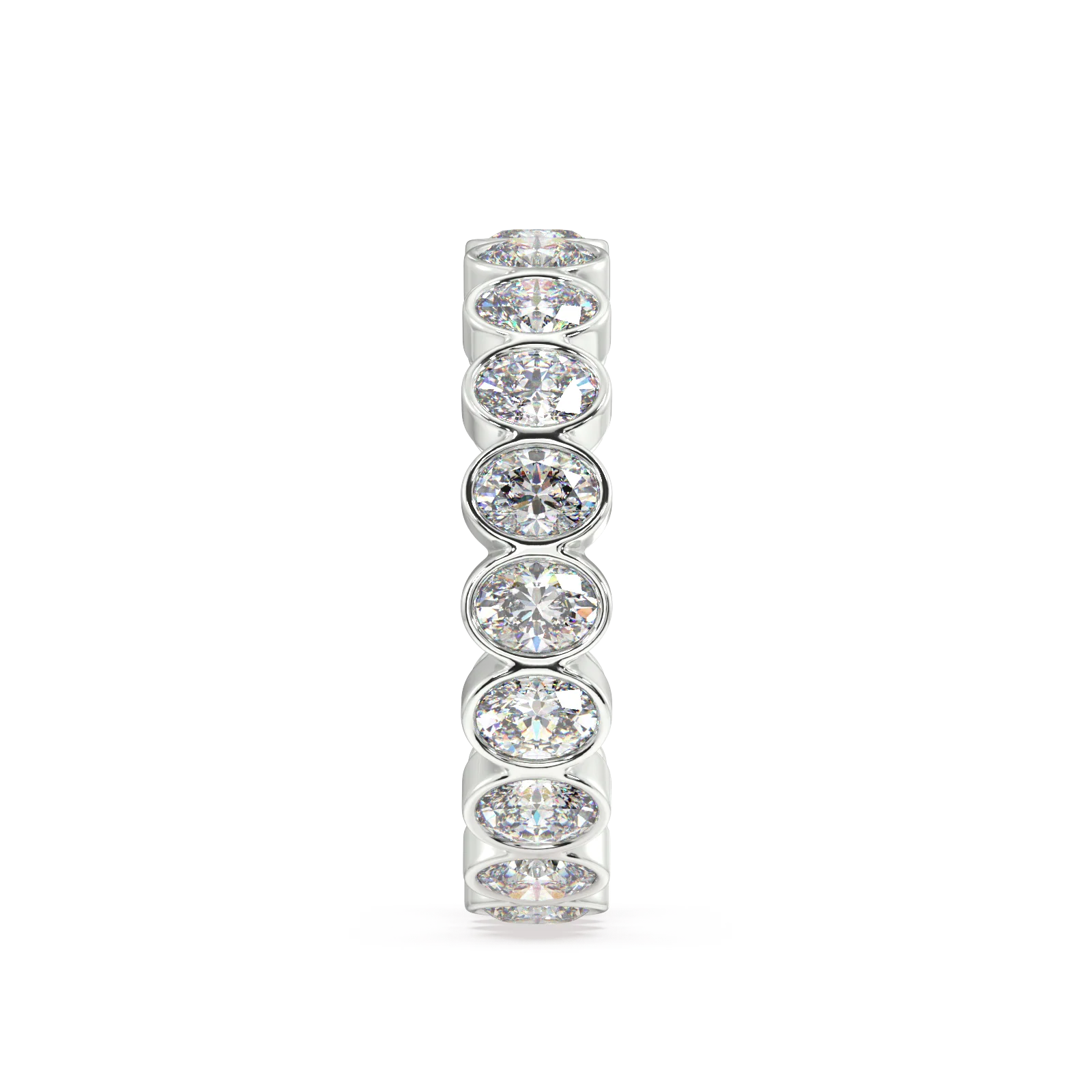 Petite Elysees Oval Classic Eternity Bands - 2ct - Image 14