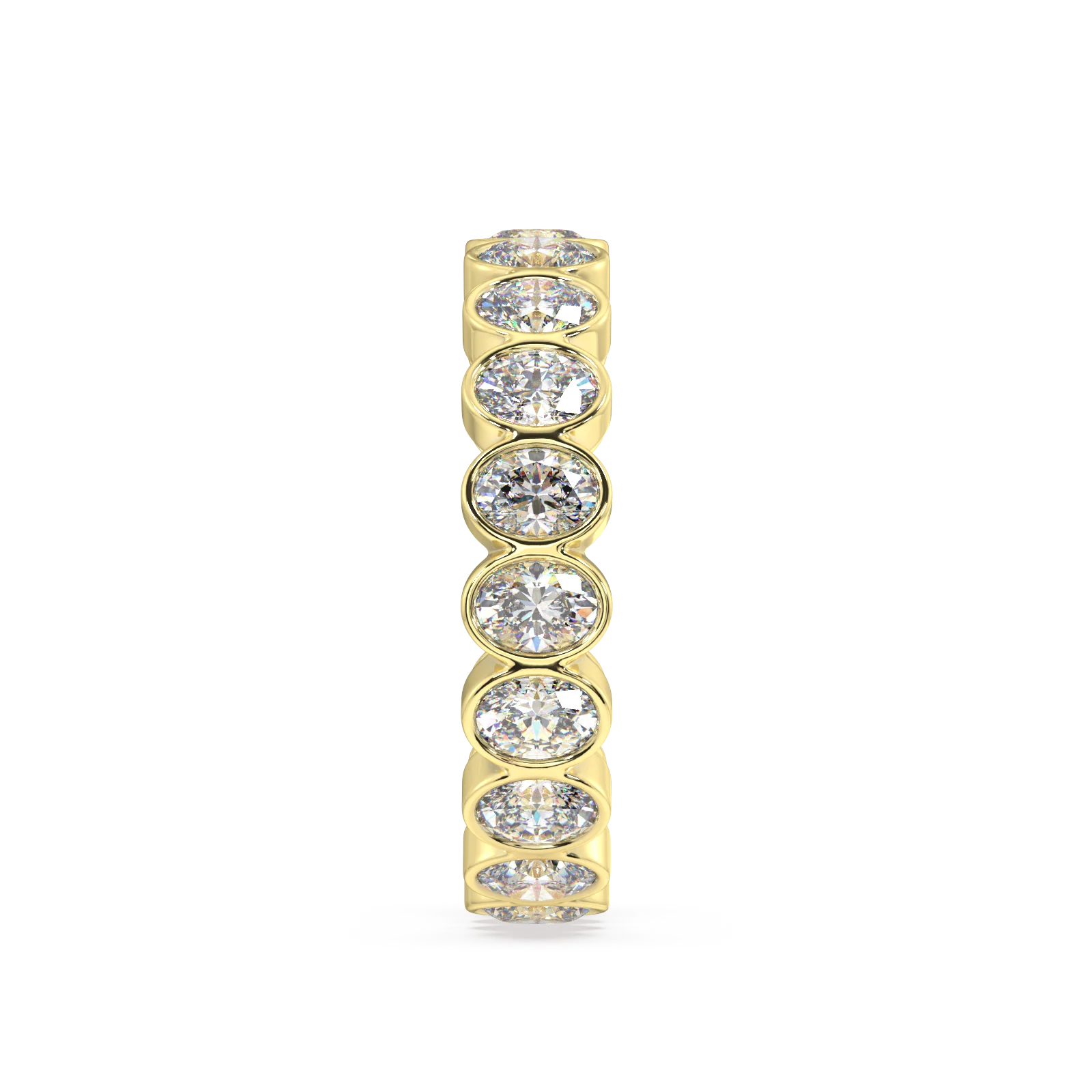 Petite Elysees Oval Classic Eternity Bands - 2ct - Image 4