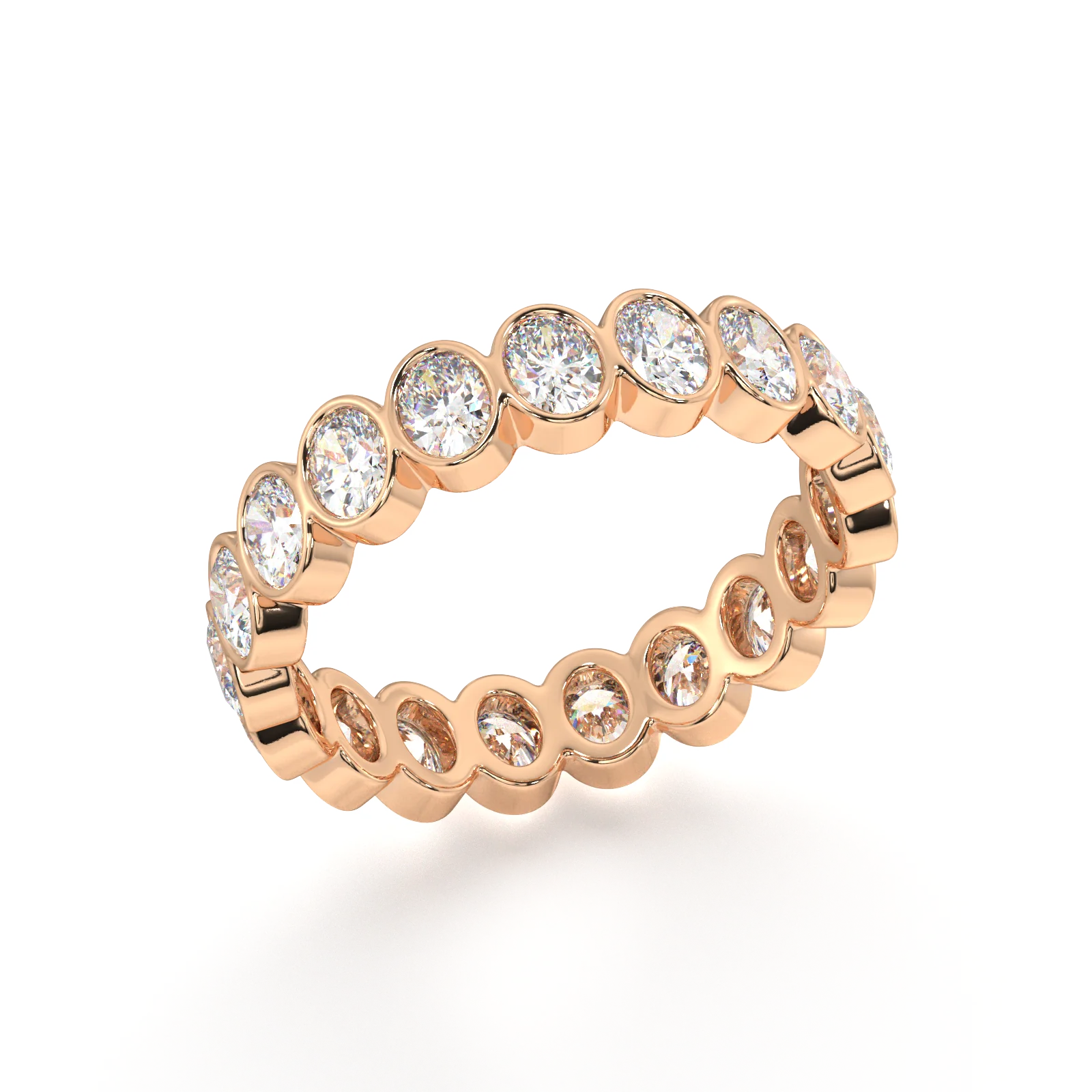 Petite Elysees Oval Classic Eternity Bands - 2ct - Image 7