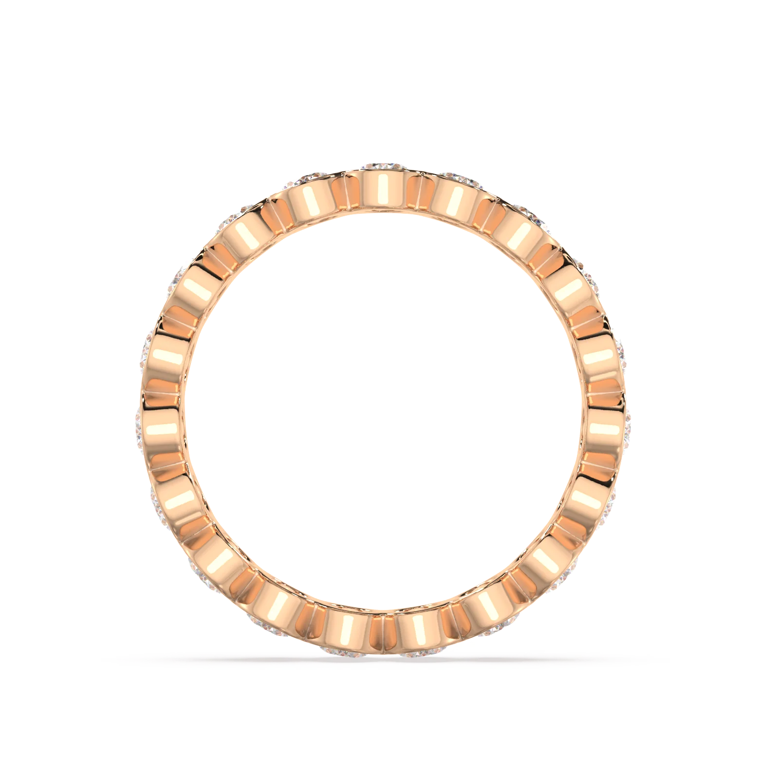 Petite Elysees Oval Classic Eternity Bands - 2ct - Image 8