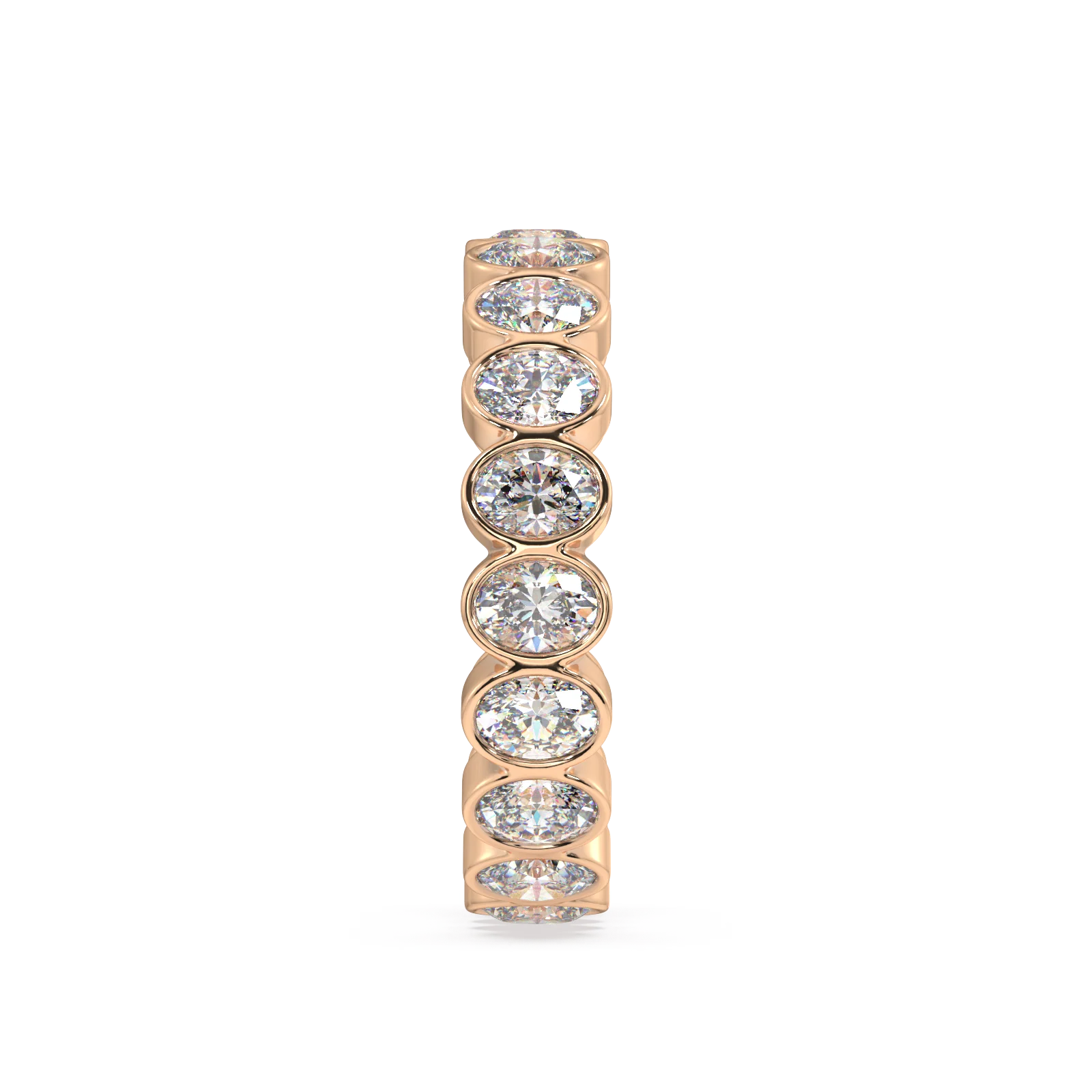 Petite Elysees Oval Classic Eternity Bands - 2ct - Image 9
