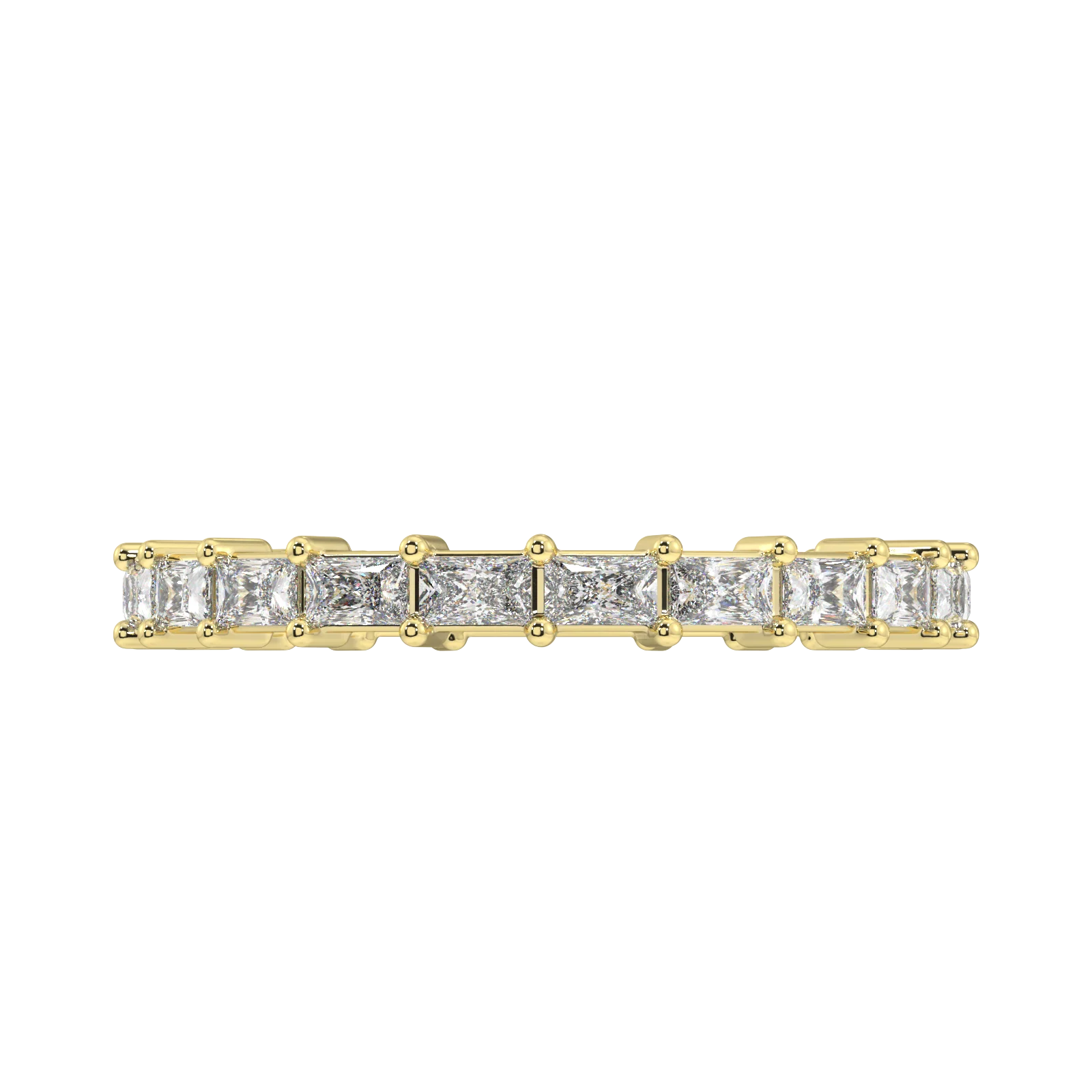 Petite Greenwich Radiant Eternity Bands - 1ct