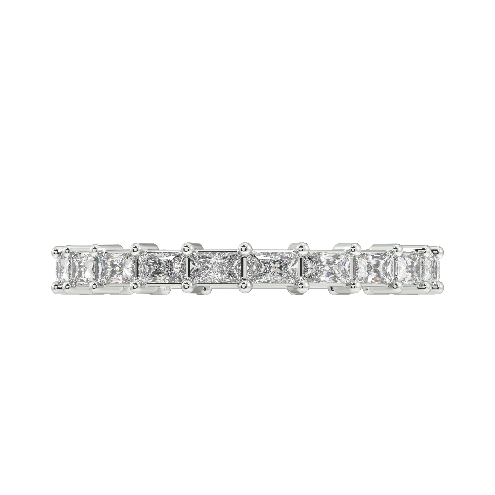 Petite Greenwich Radiant Eternity Bands - 1ct - Image 11