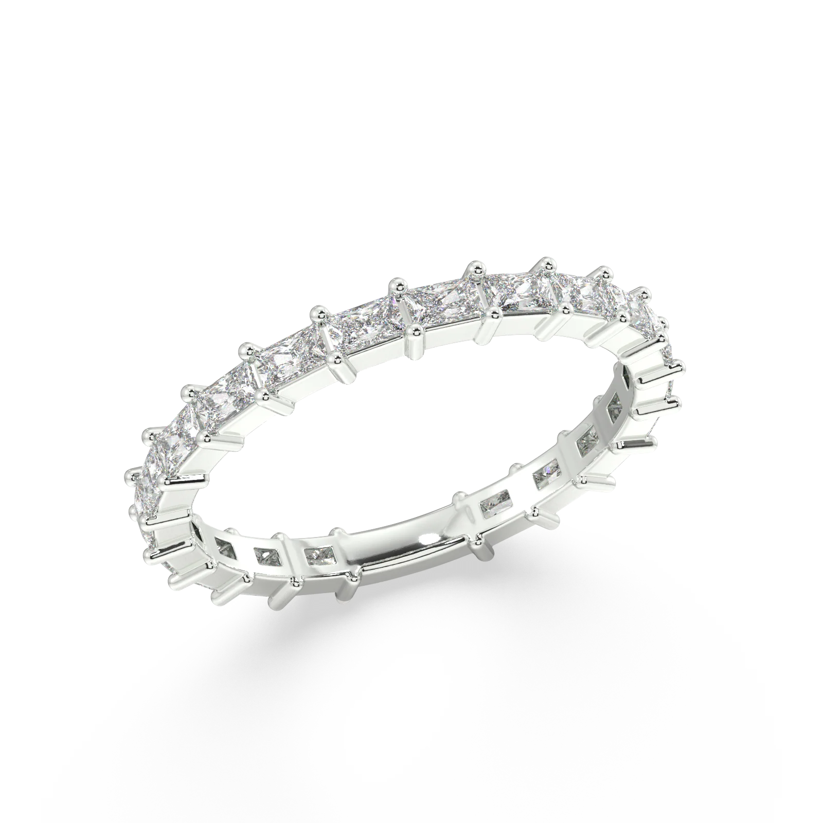 Petite Greenwich Radiant Eternity Bands - 1ct - Image 17
