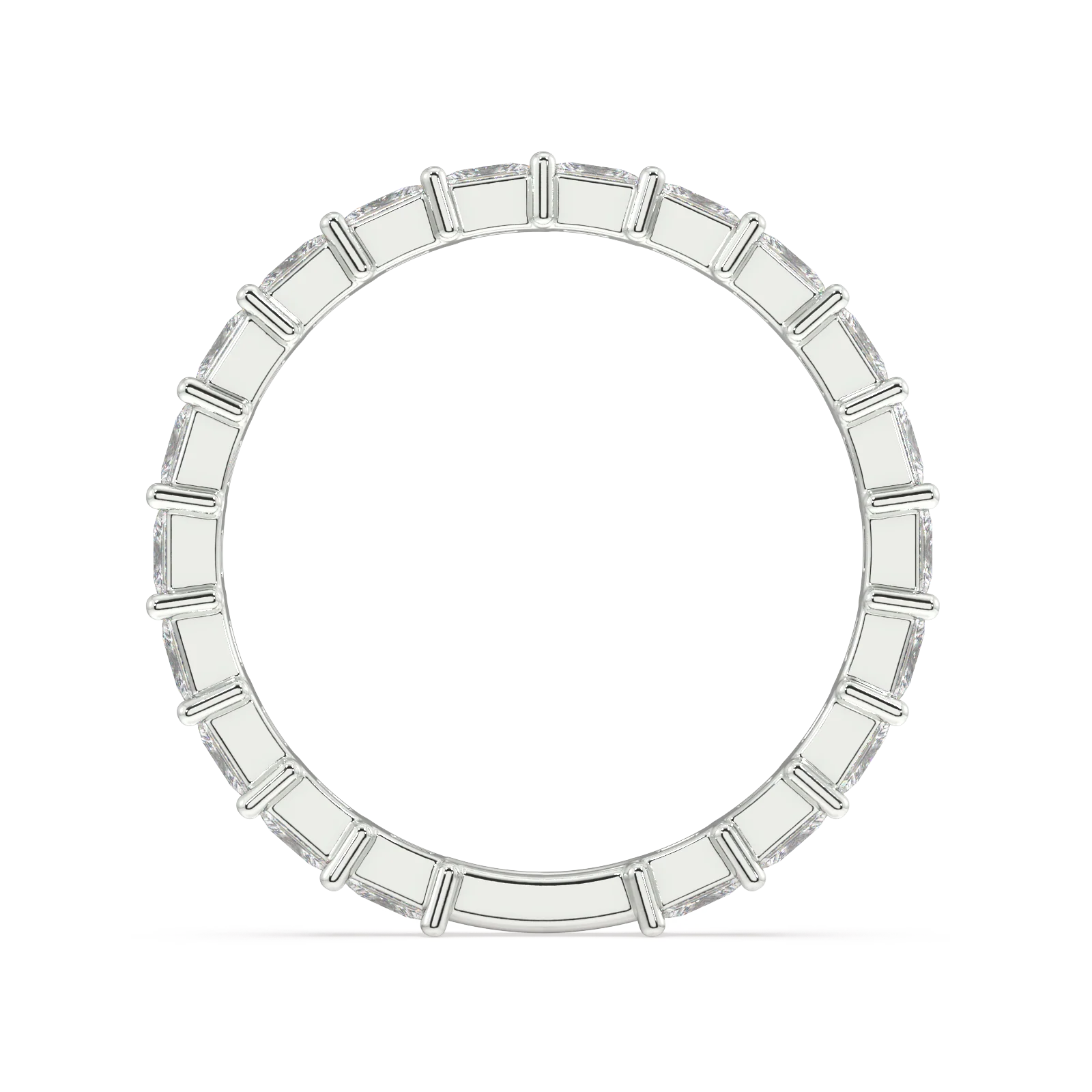 Petite Greenwich Radiant Eternity Bands - 1ct - Image 18