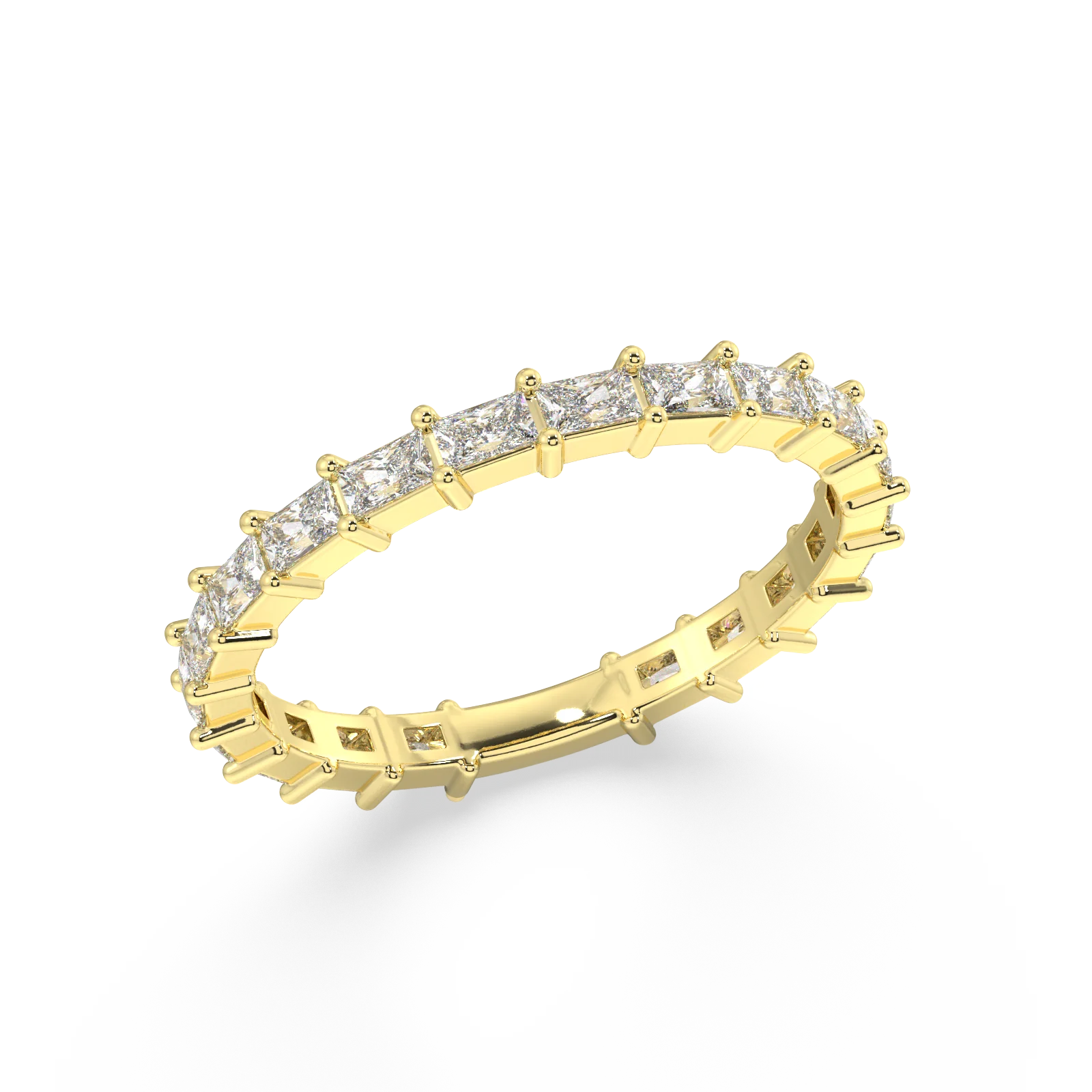 Petite Greenwich Radiant Eternity Bands - 1ct - Image 2