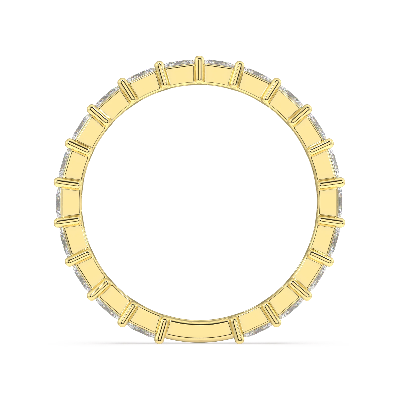 Petite Greenwich Radiant Eternity Bands - 1ct - Image 3