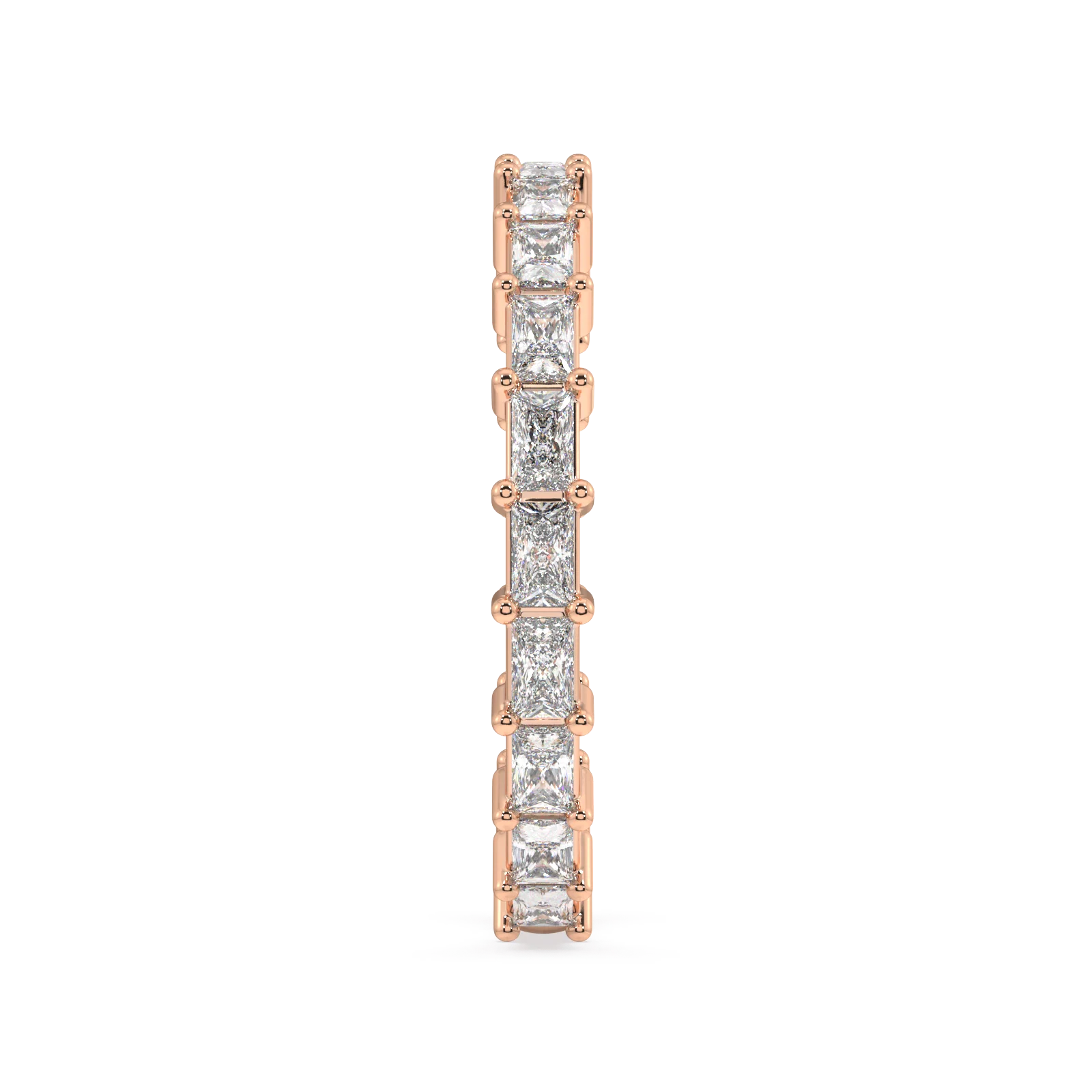Petite Greenwich Radiant Eternity Bands - 1ct - Image 9