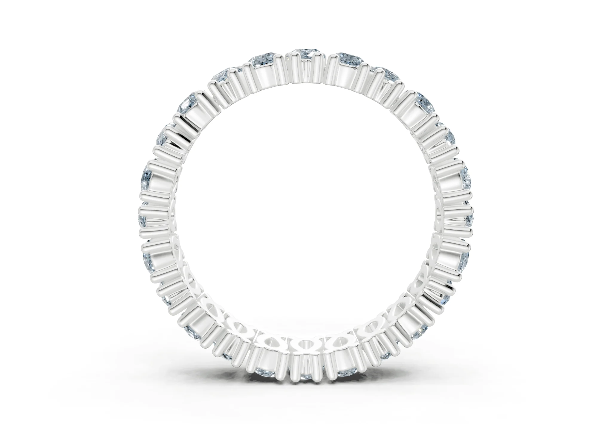 Petite Melrose Pear Cut Blue Diamond Eternity Band 2½ Carat Total Wt. - Image 10