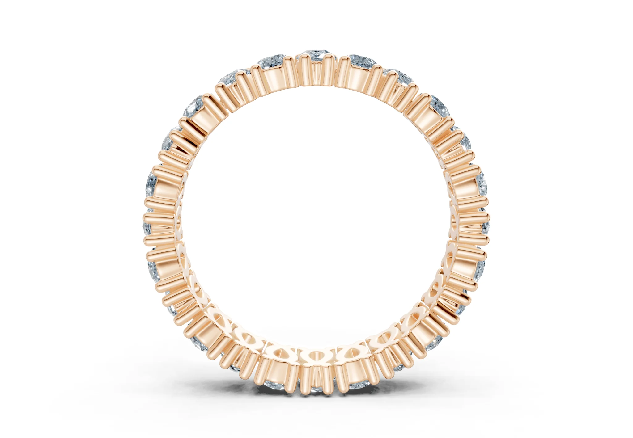 Petite Melrose Pear Cut Blue Diamond Eternity Band 2½ Carat Total Wt. - Image 6