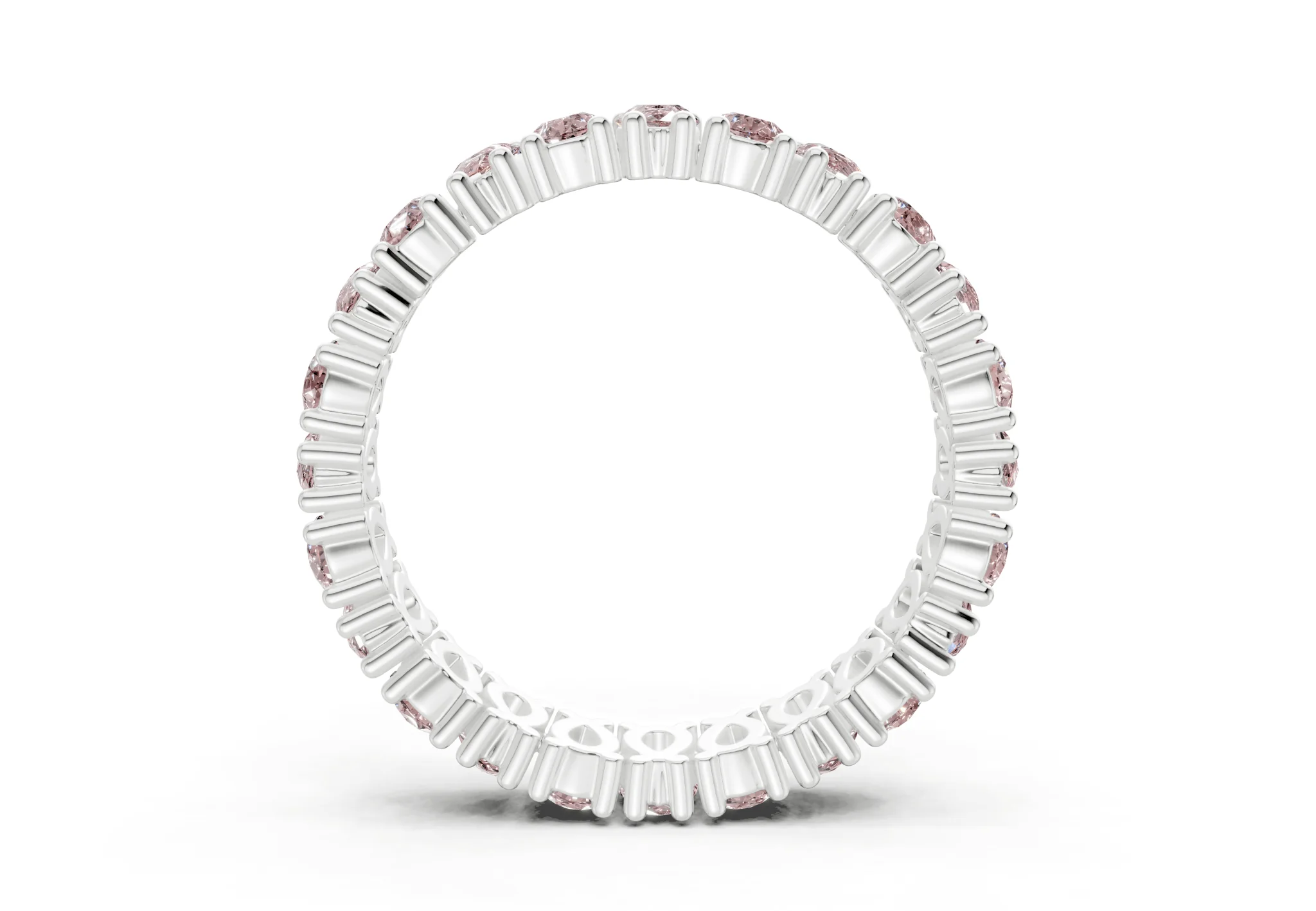 Petite Melrose Pear Cut Pink Diamond Eternity Band 2½ Carat Total Wt. - Image 10