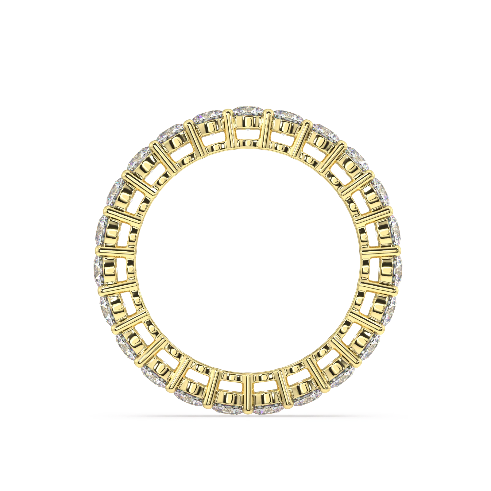 Petite Melrose Round Classic Eternity Bands - 3ct - Image 3