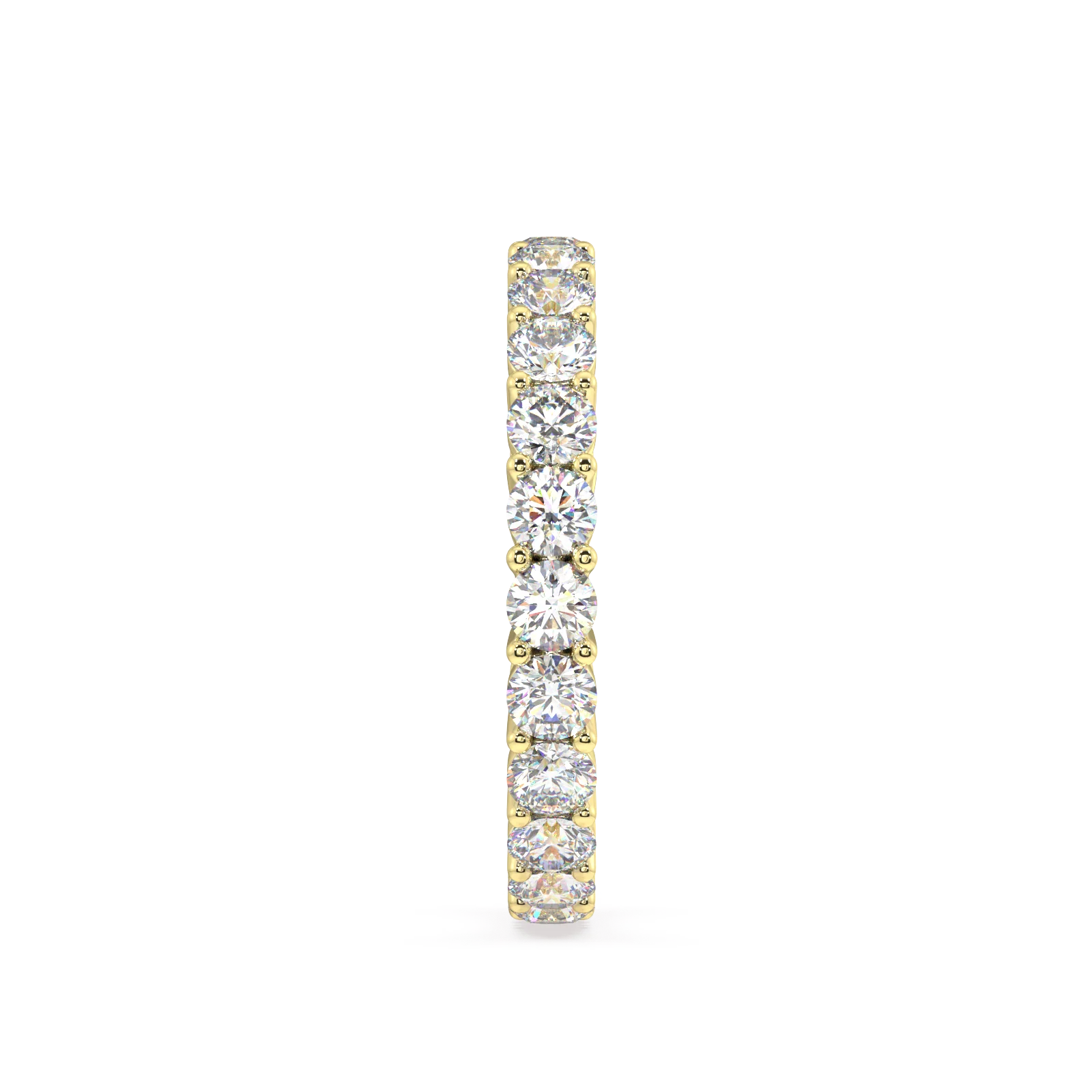 Petite Melrose Round Classic Eternity Bands - 3ct - Image 4