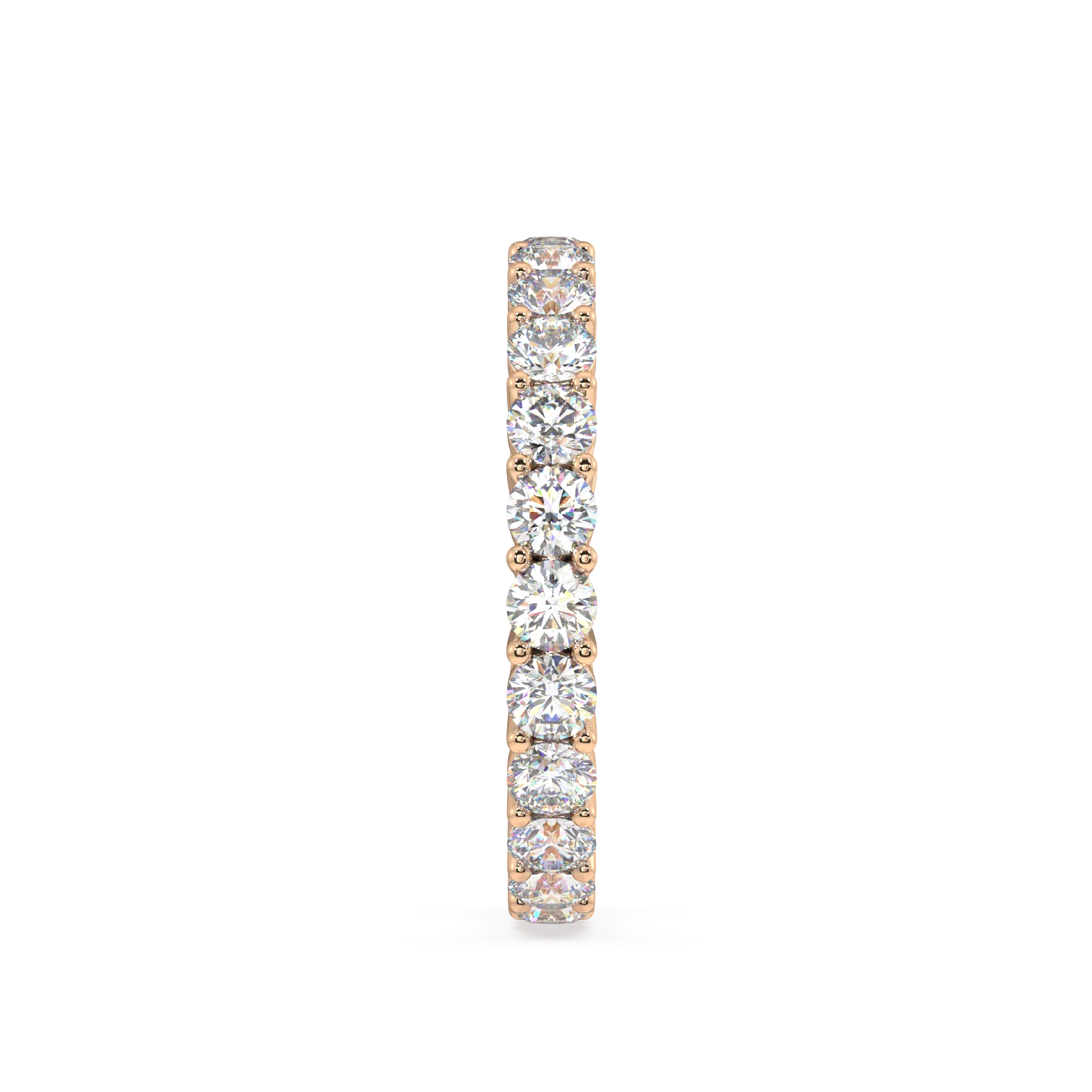 Petite Melrose Round Classic Eternity Bands - 3ct - Image 9
