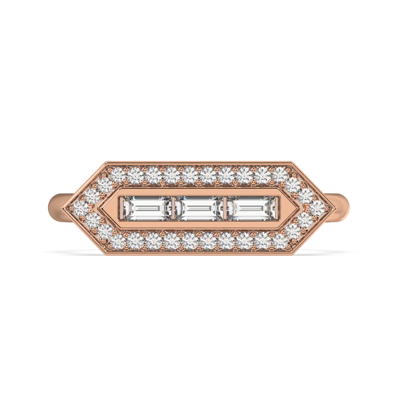 Sonnet Baguette Diamond Ring - Image 6