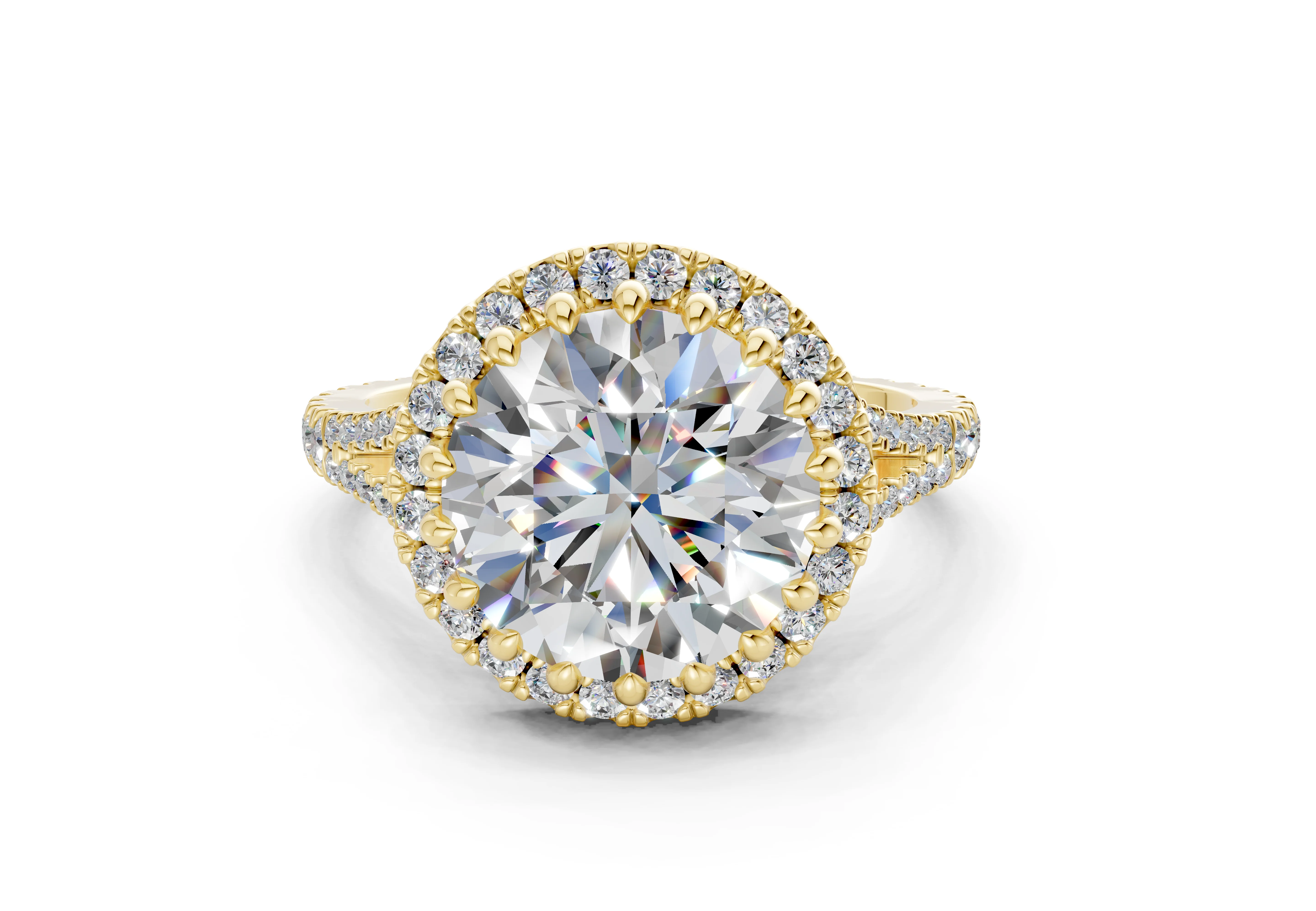 The Bleeker- 3.00ct Round E VS1 with Halo - Image 4