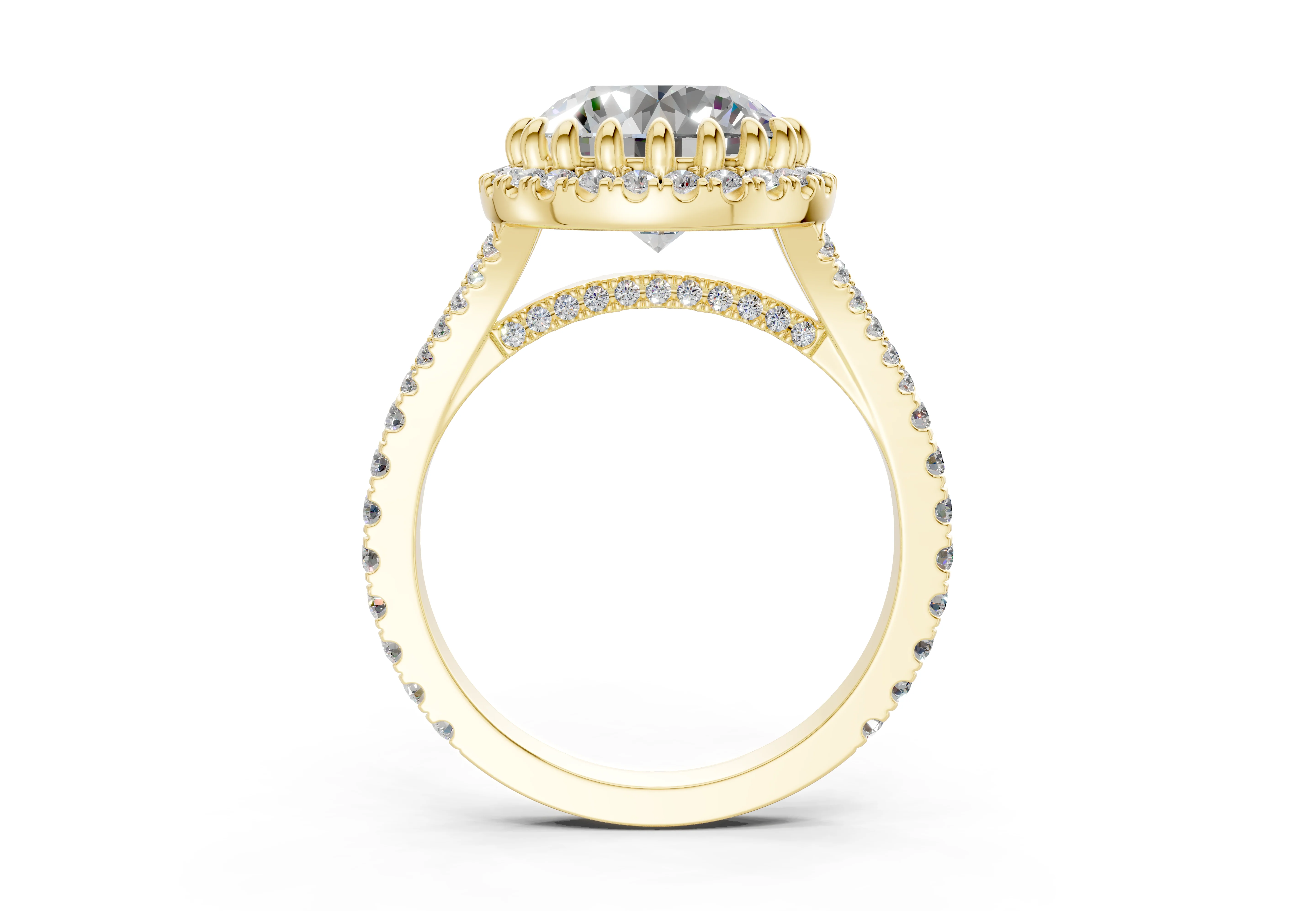 The Bleeker- 3.00ct Round E VS1 with Halo - Image 5