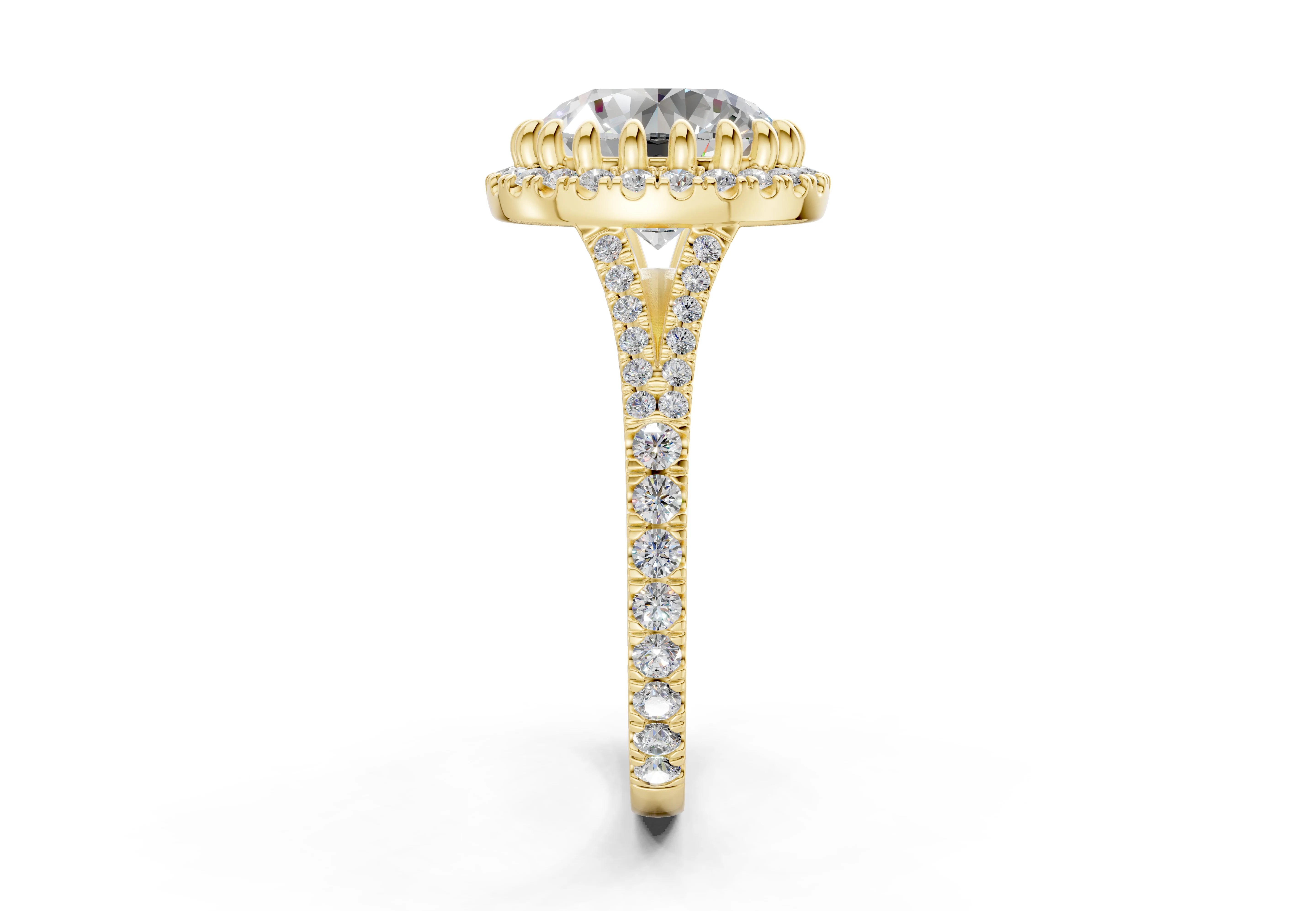 The Bleeker- 3.00ct Round E VS1 with Halo - Image 6
