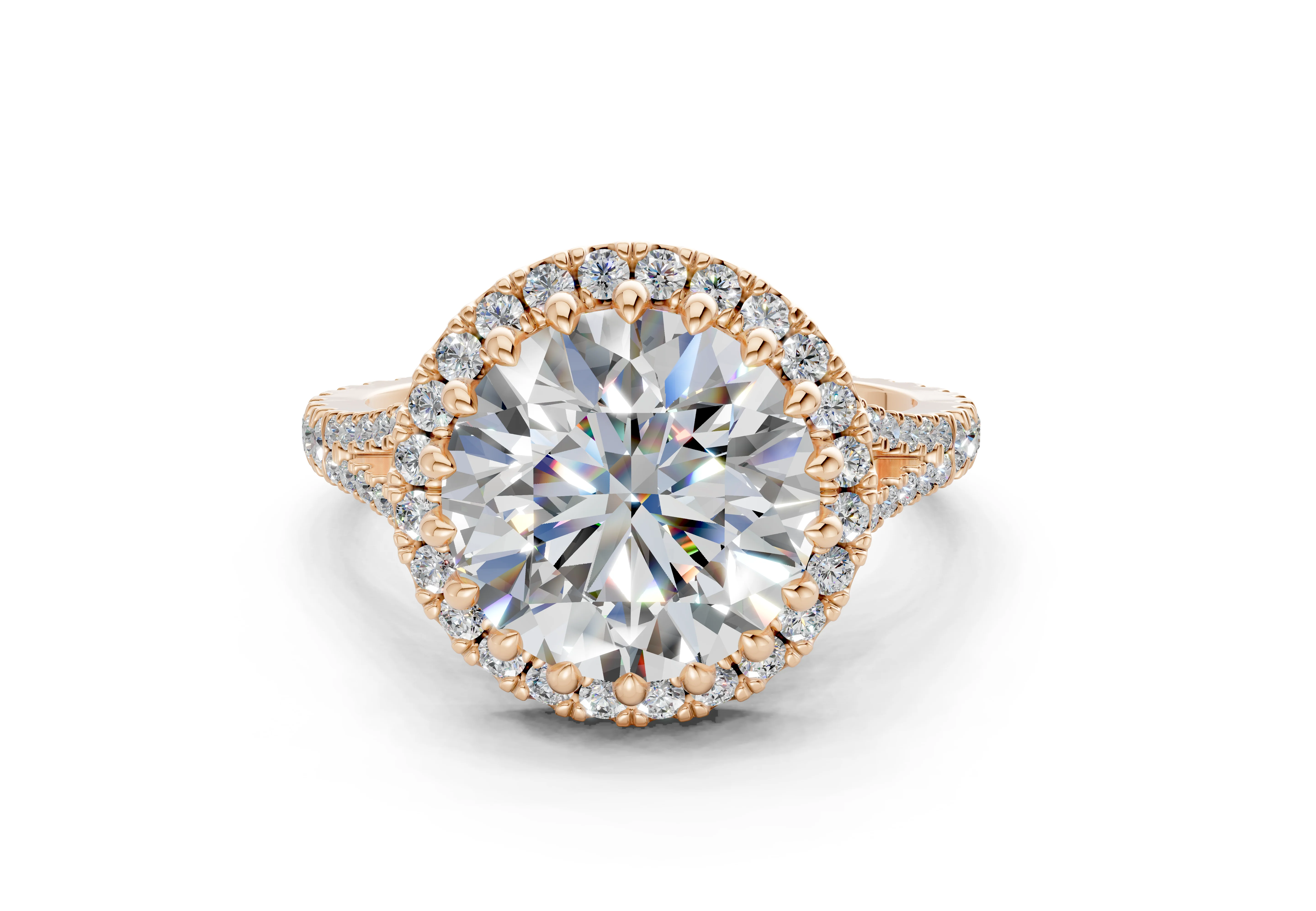 The Bleeker- 3.00ct Round E VS1 with Halo - Image 7