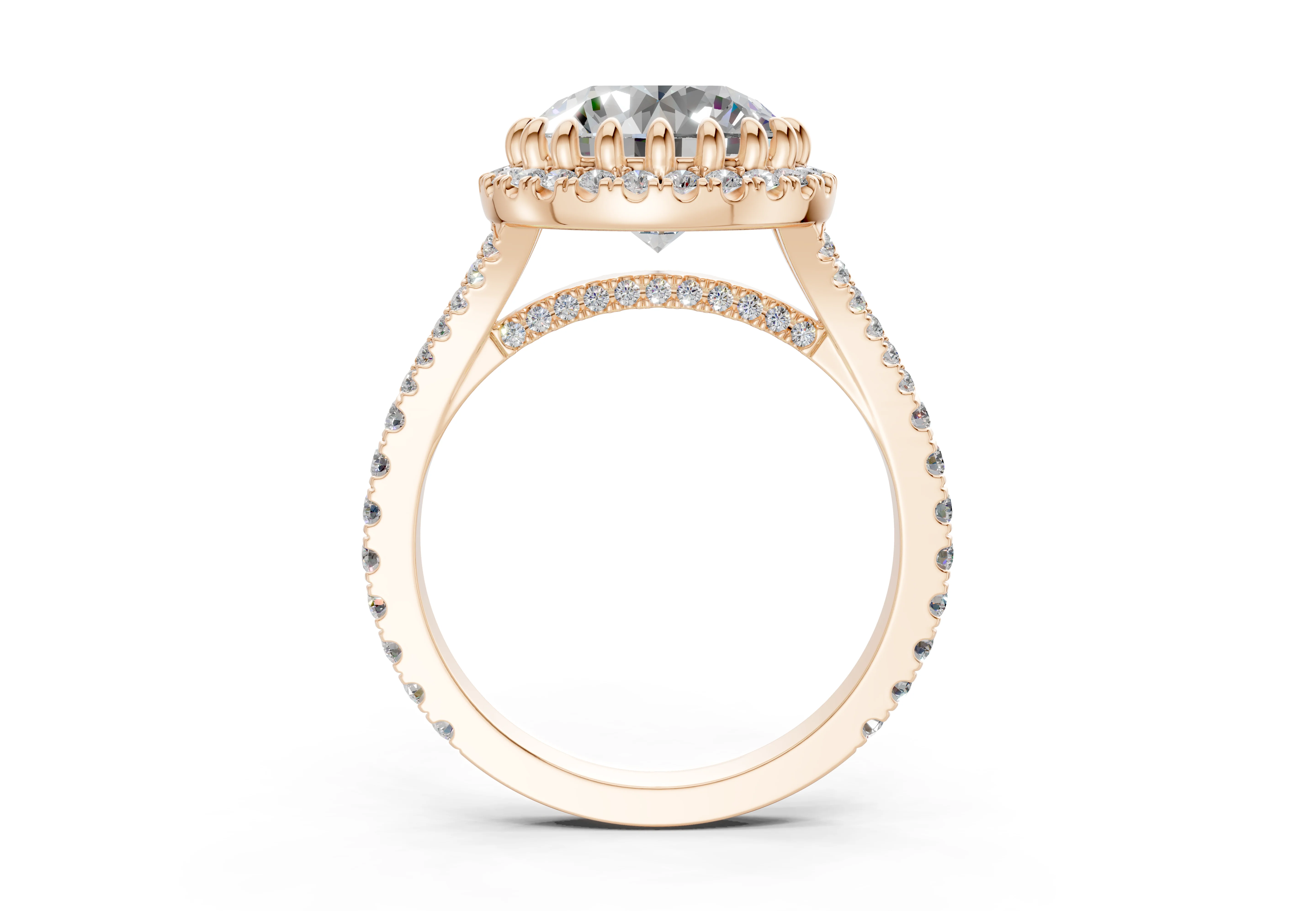 The Bleeker- 3.00ct Round E VS1 with Halo - Image 8