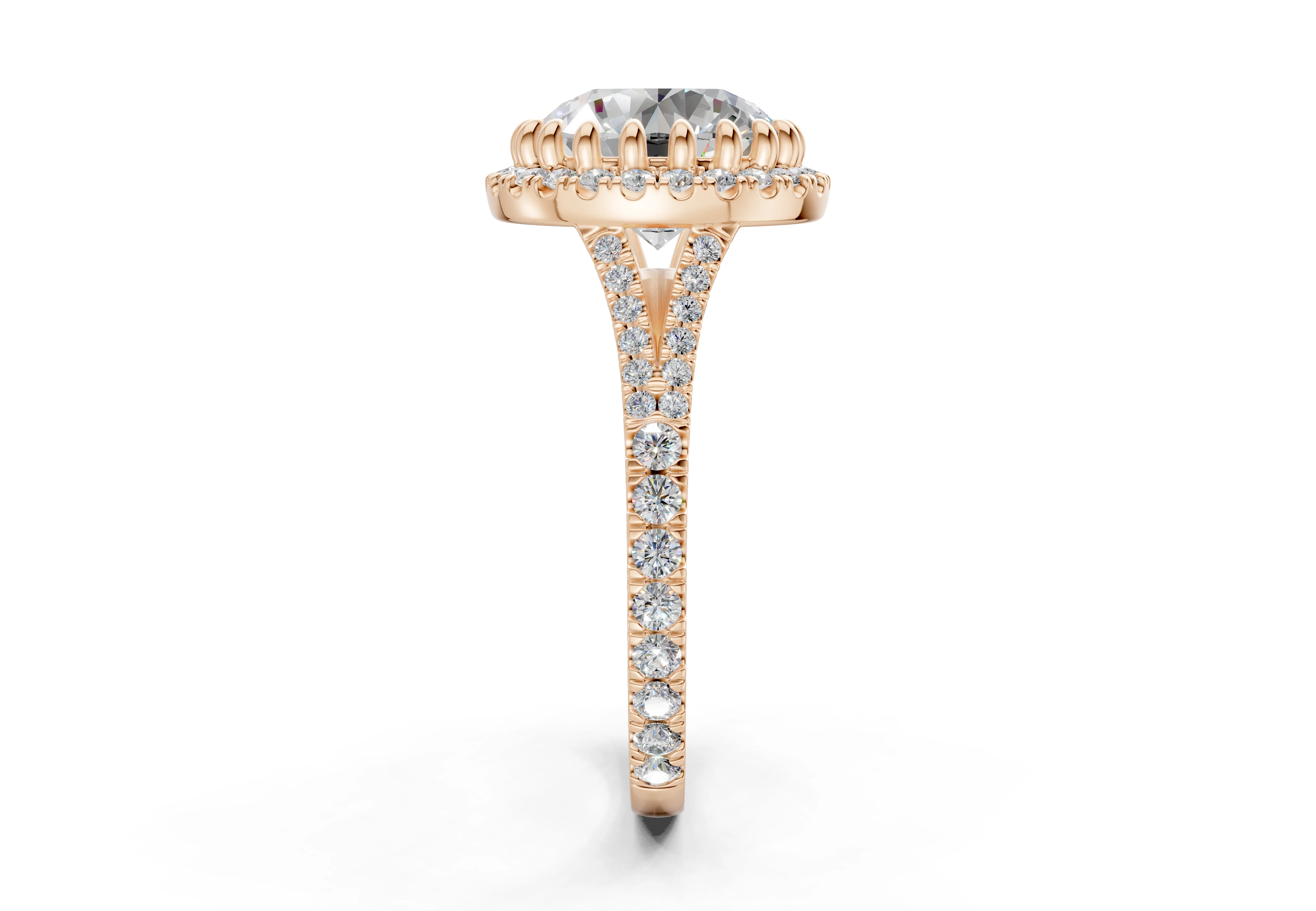 The Bleeker- 3.00ct Round E VS1 with Halo - Image 9