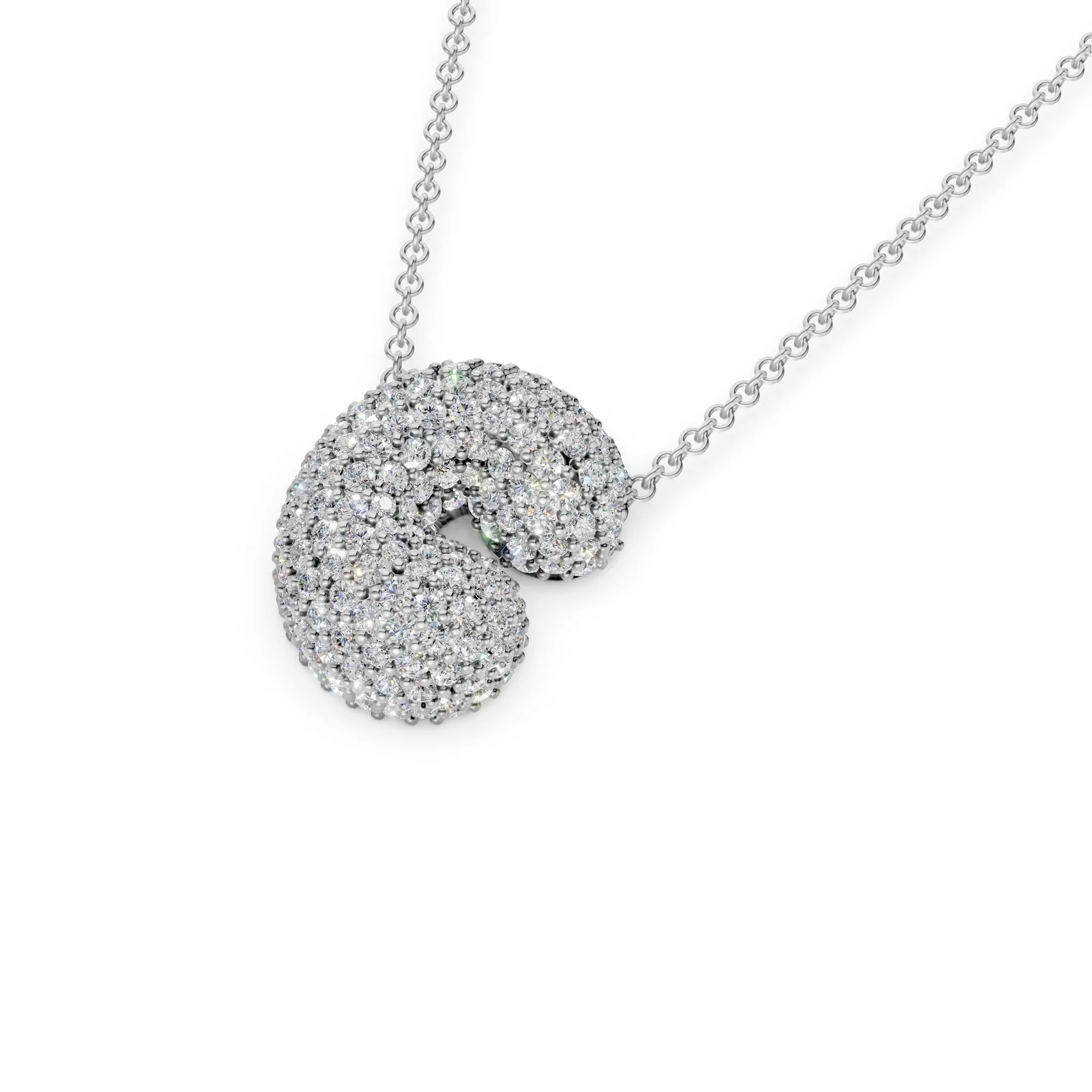 The Bubbletini Pavé Necklace - Image 12