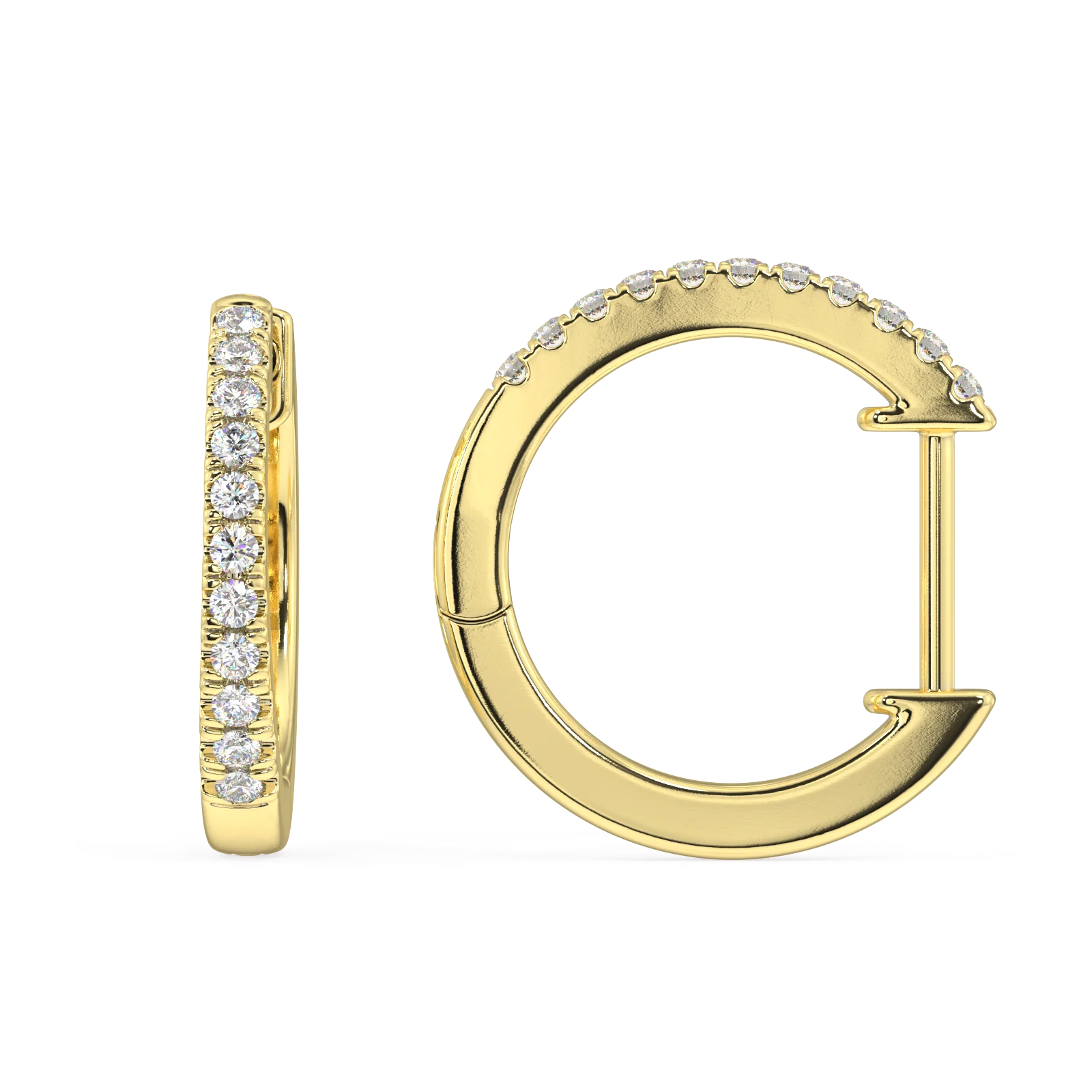 The Chic-a-go huggie hoops