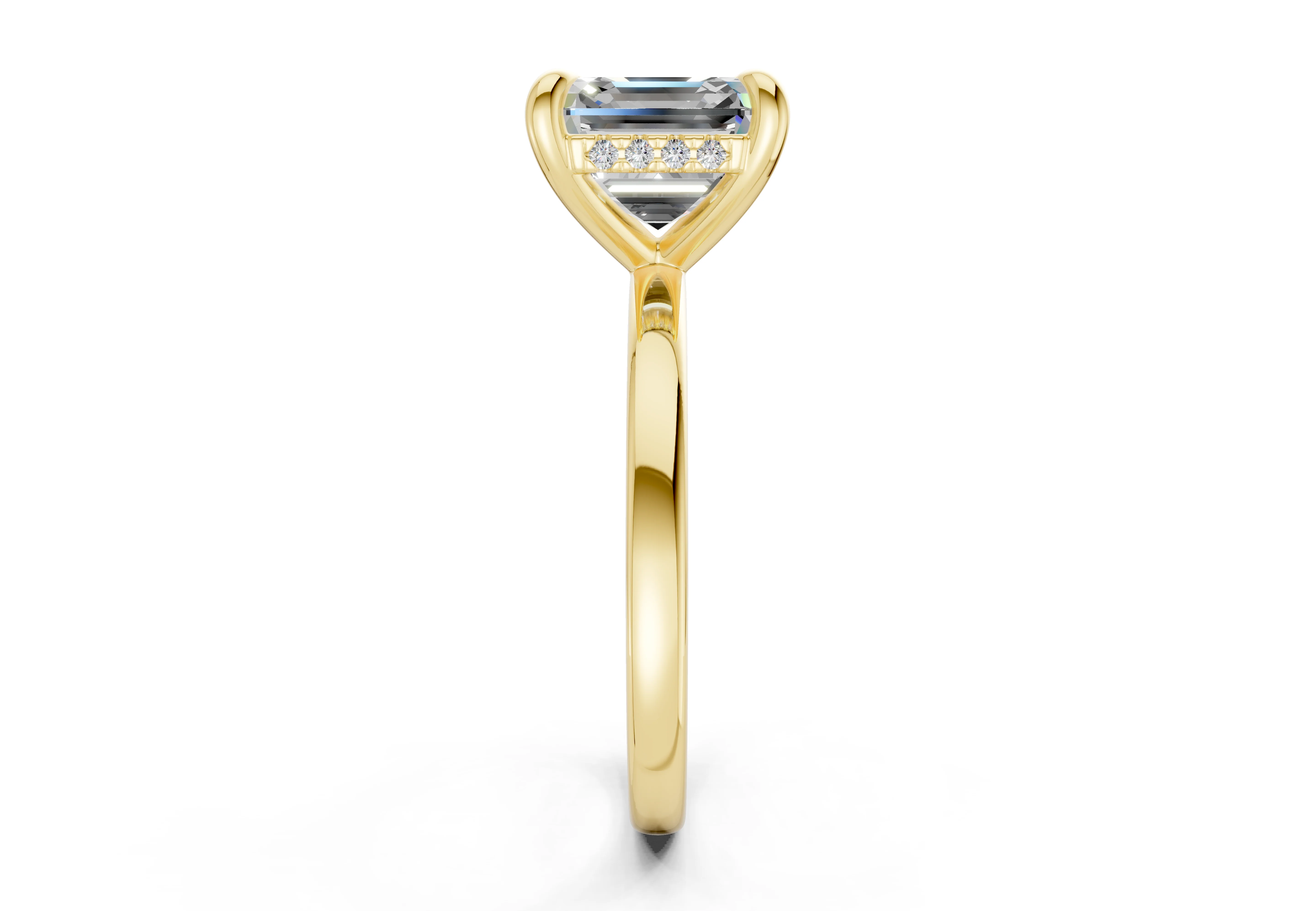 The Manhattan Solitaire Engagement Ring - Image 3