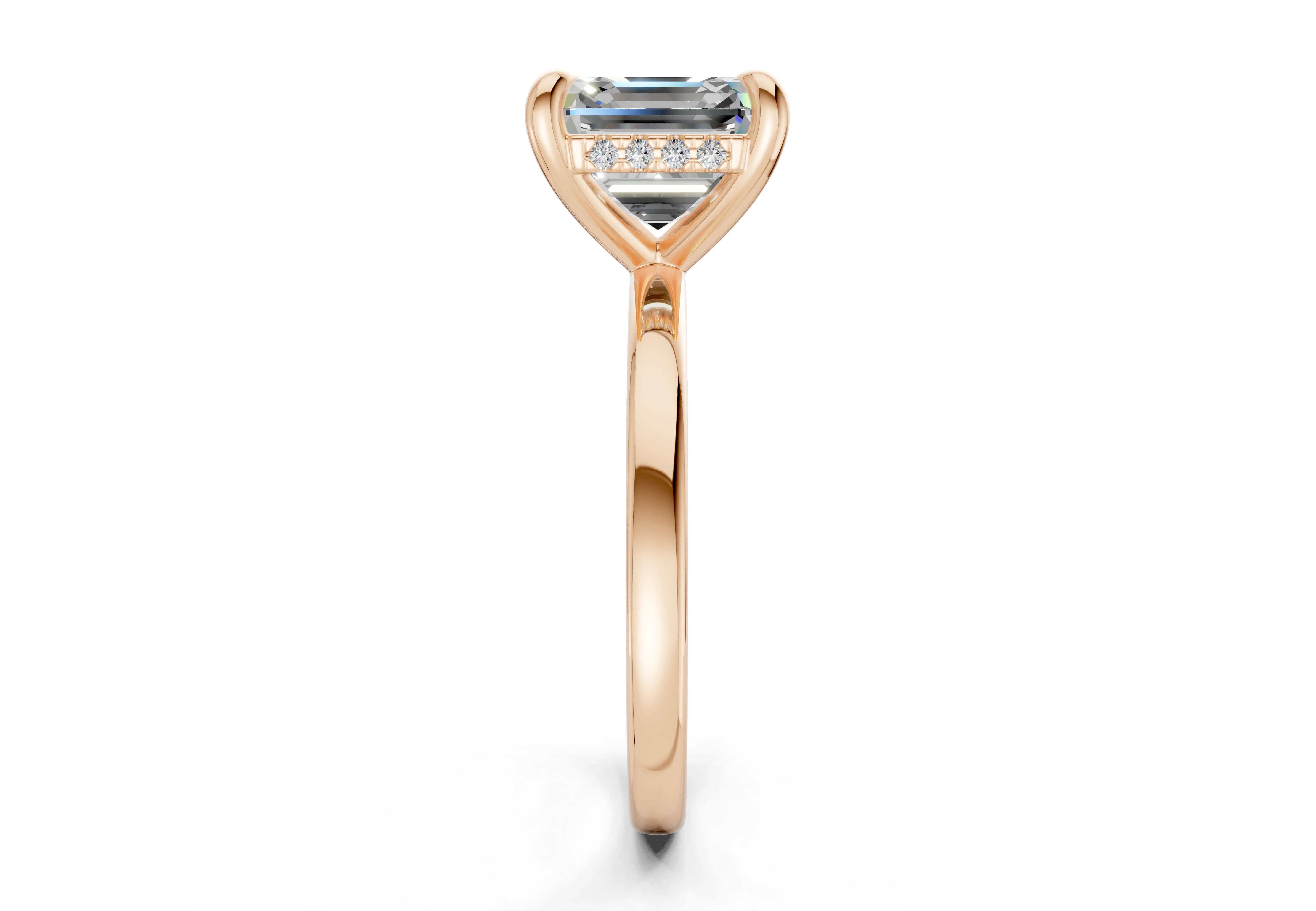 The Manhattan Solitaire Engagement Ring - Image 6