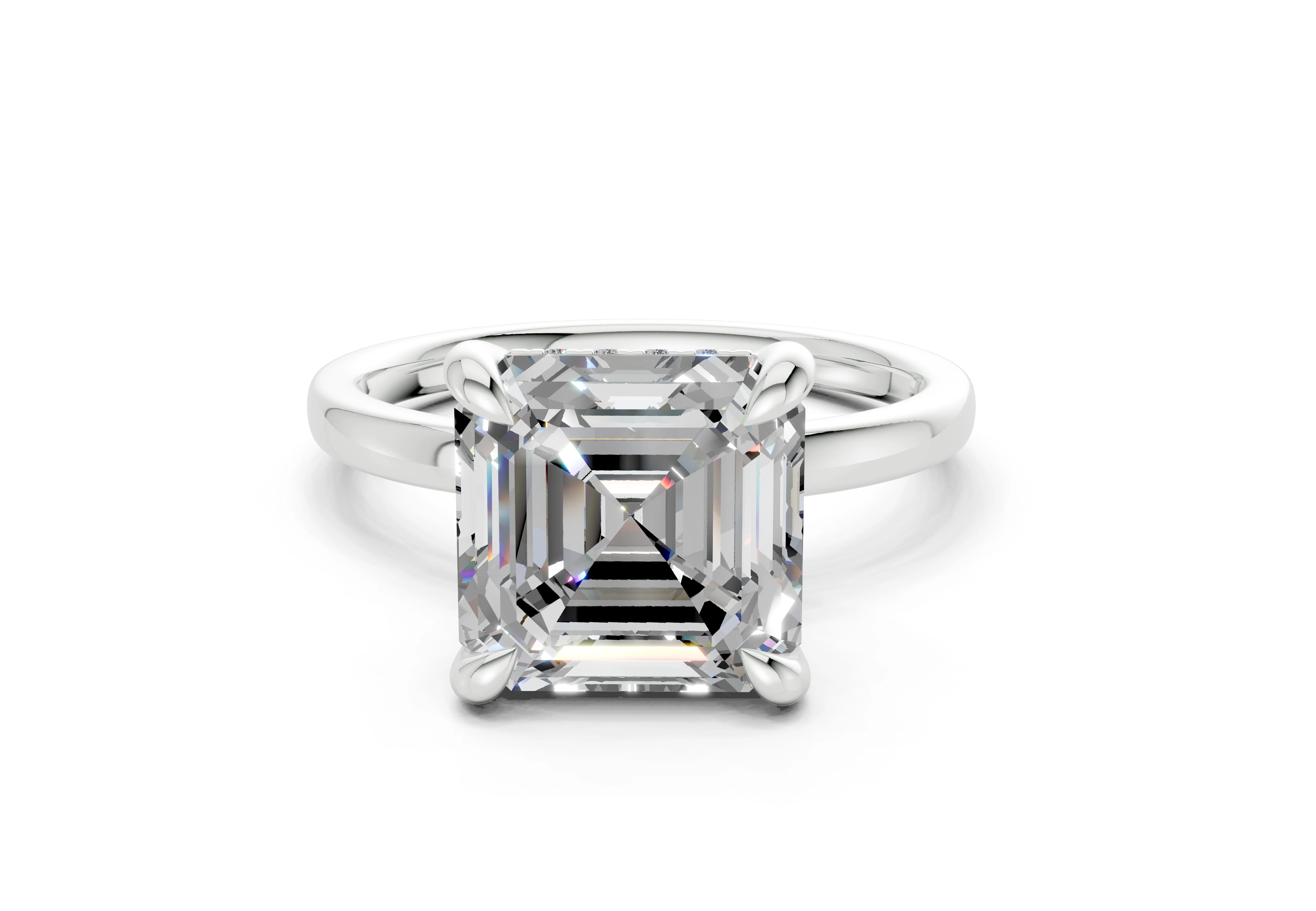 The Manhattan Solitaire Engagement Ring - Image 7