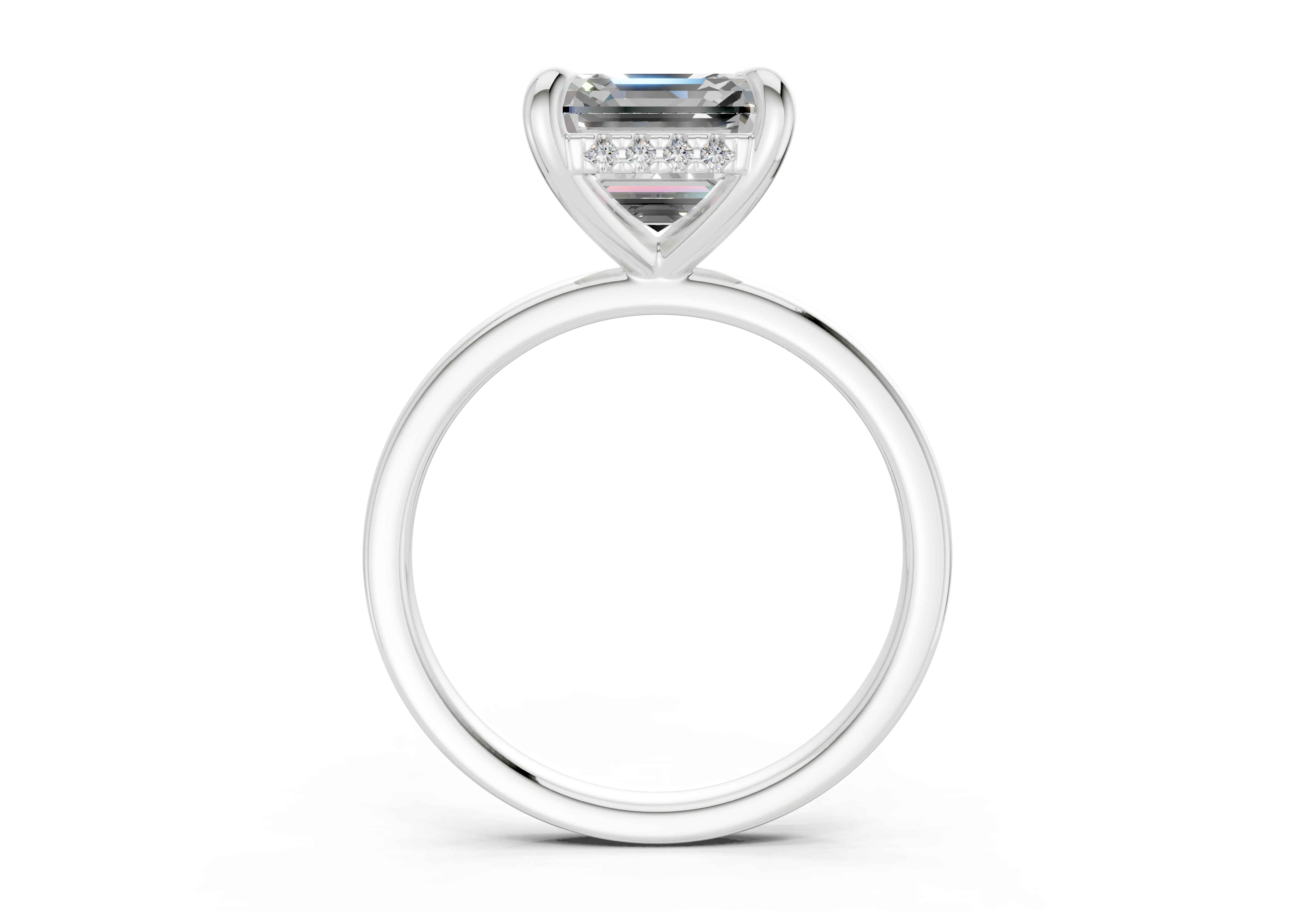 The Manhattan Solitaire Engagement Ring - Image 8
