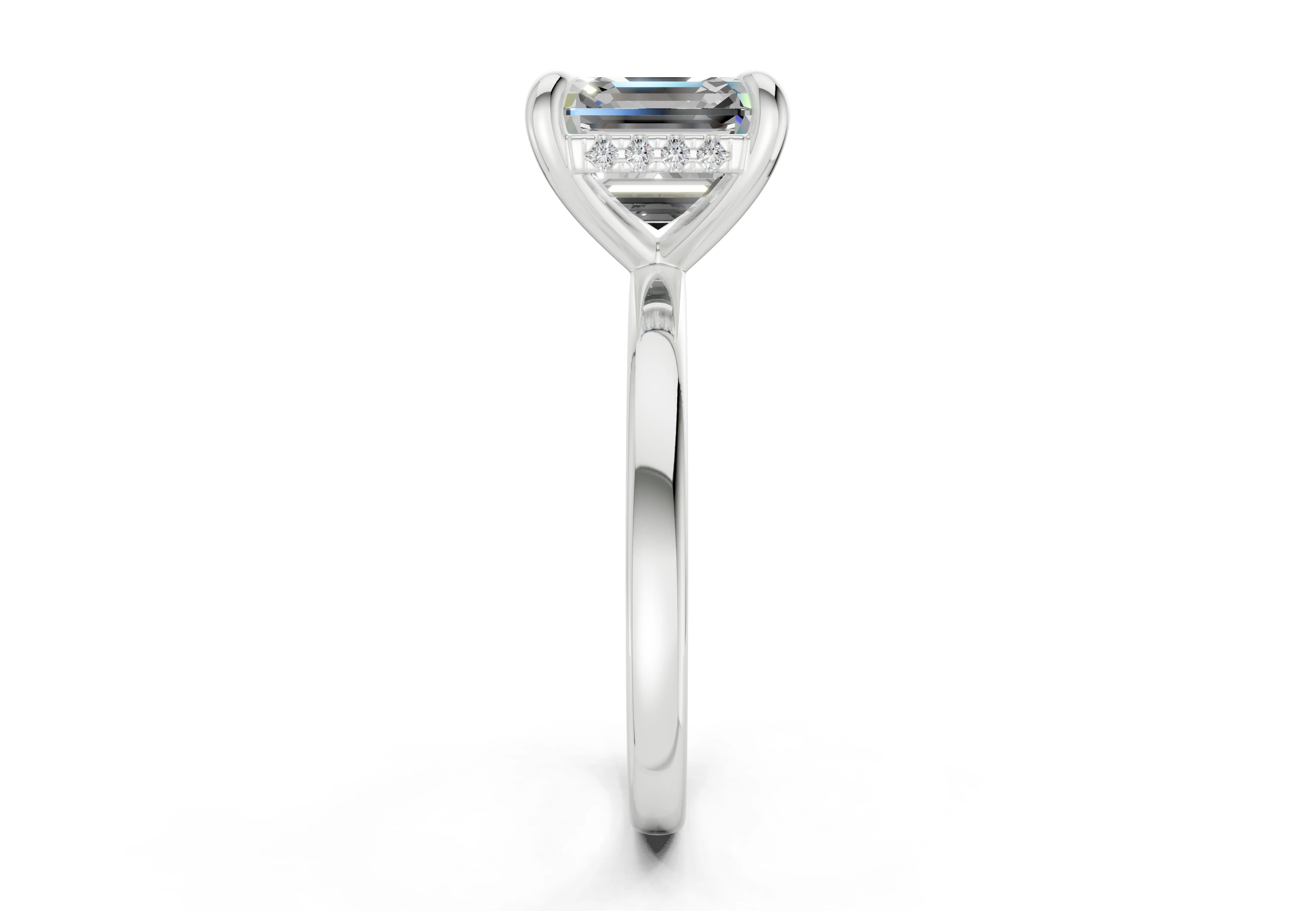 The Manhattan Solitaire Engagement Ring - Image 9