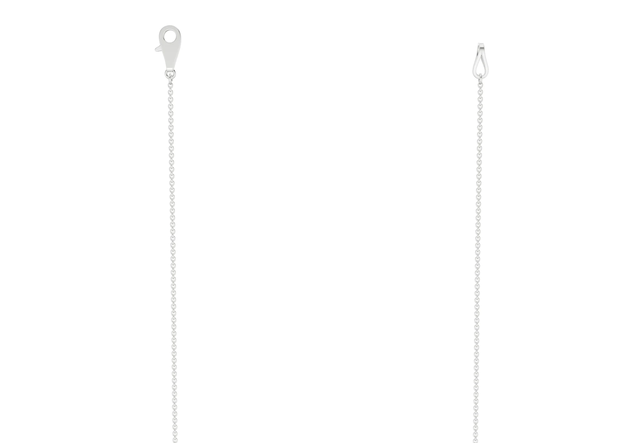 Tranquil Blue Diamond Stationed Necklace ½ Carat Total Wt. - Image 9