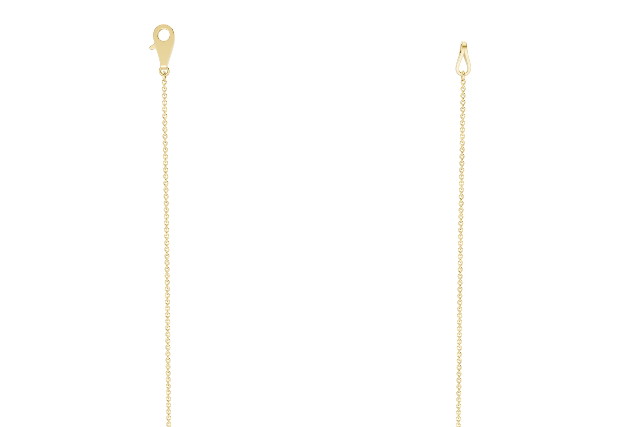 Tranquil Emerald Gemstone Stationed Necklace ½ Carat Total Wt. - Image 3