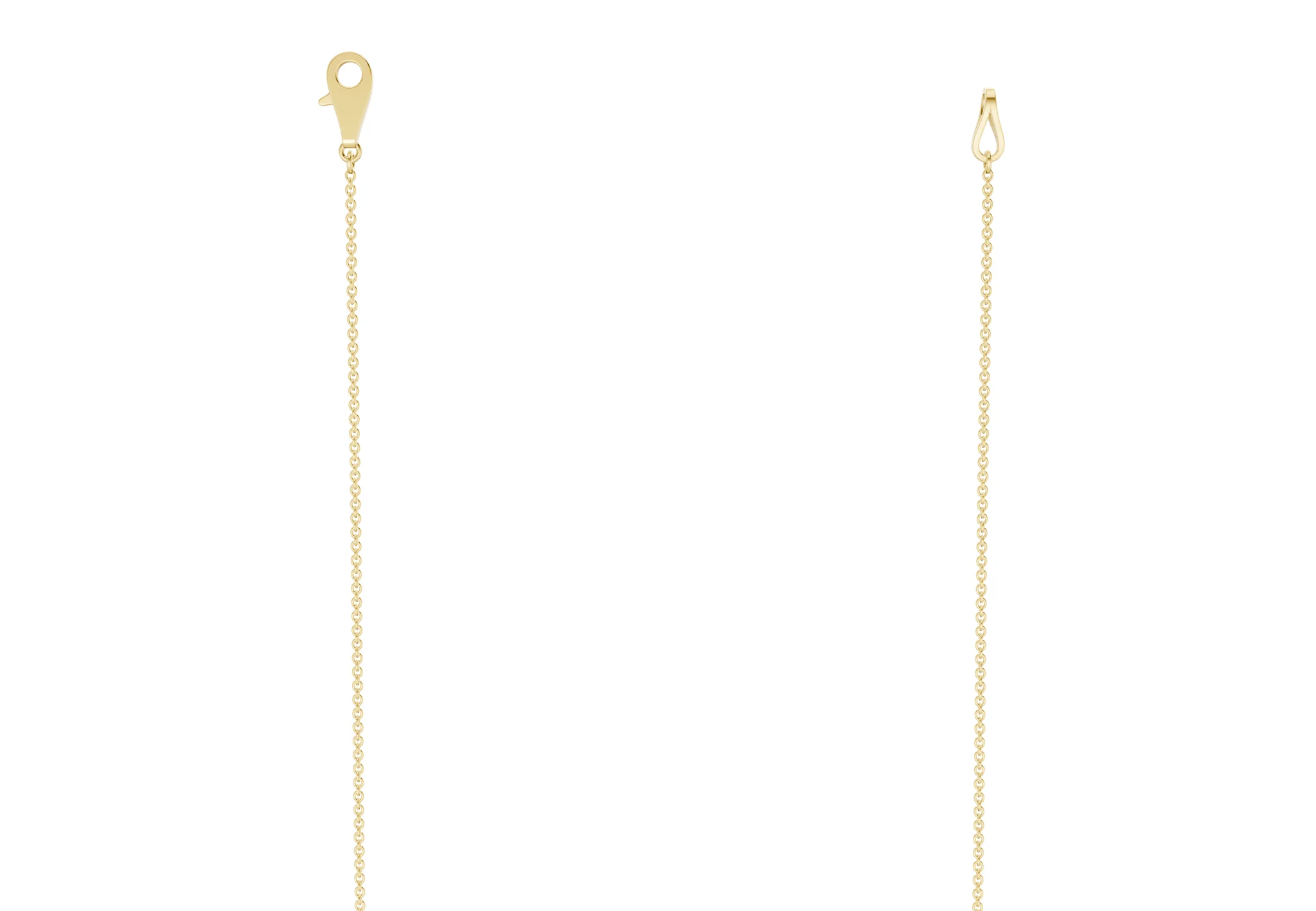 Tranquil Sapphire Gemstone Stationed Necklace ½ Carat Total Wt. - Image 3