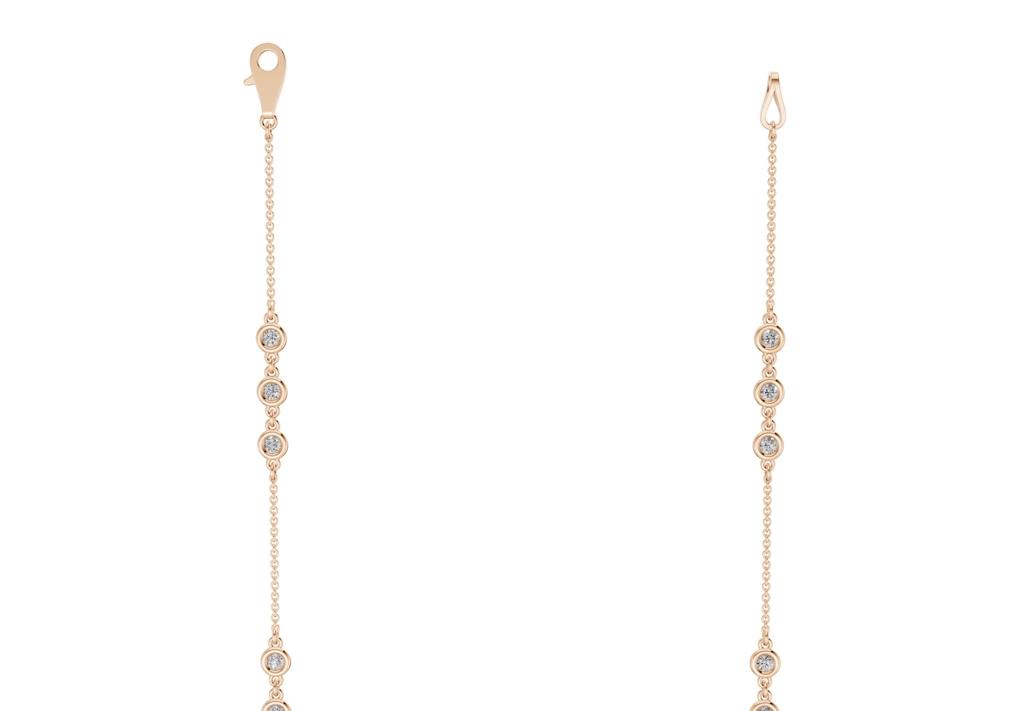 Trio Diamond Necklace 1 Carat Total Wt. - Image 6