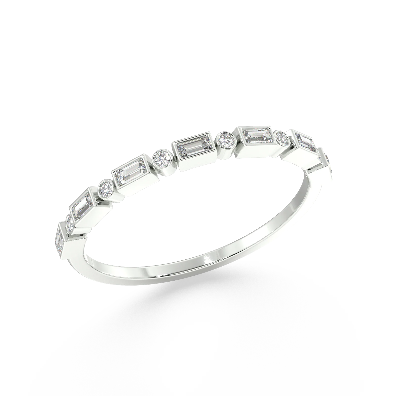 Venus Baguette Diamond Ring - Image 11