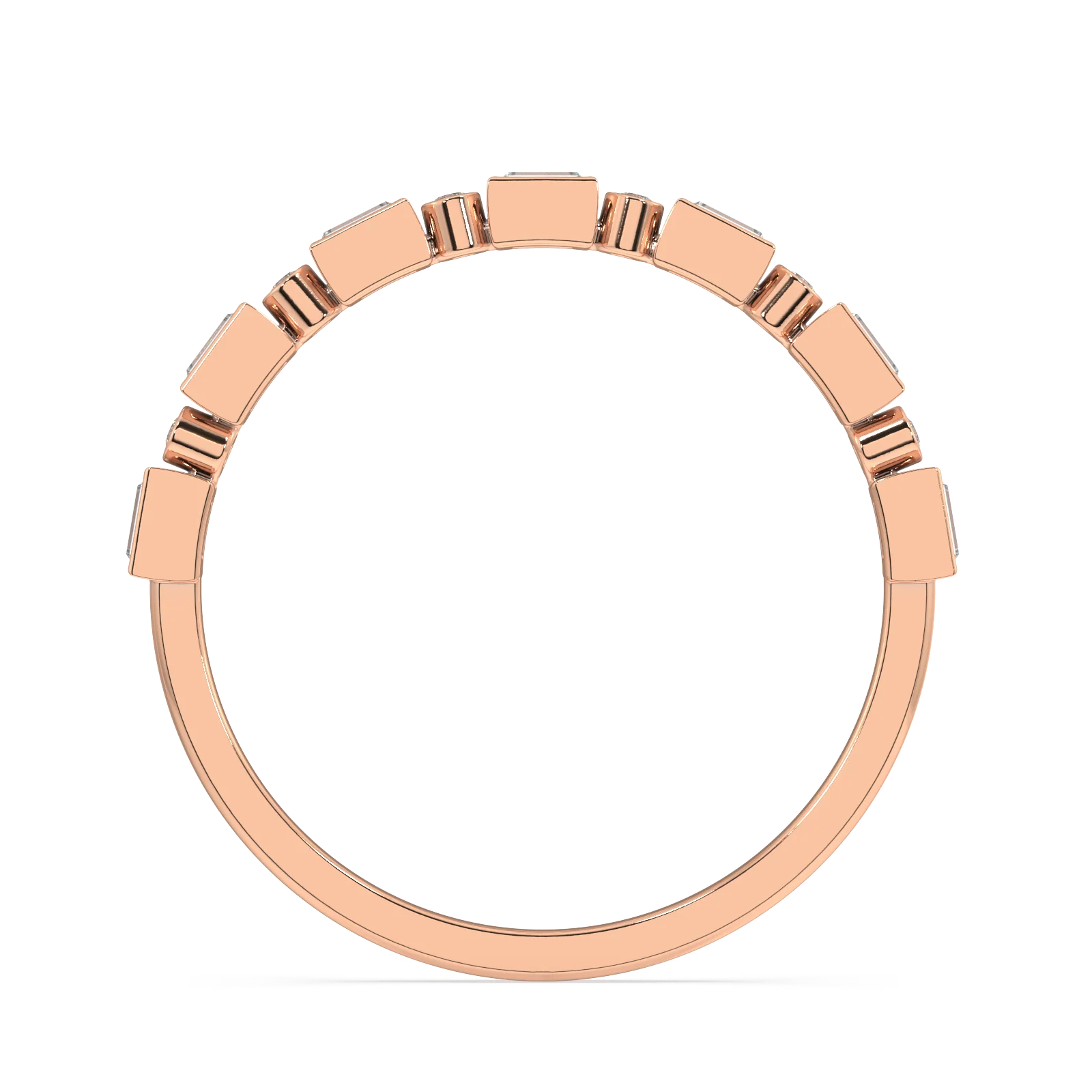 Venus Baguette Diamond Ring - Image 7