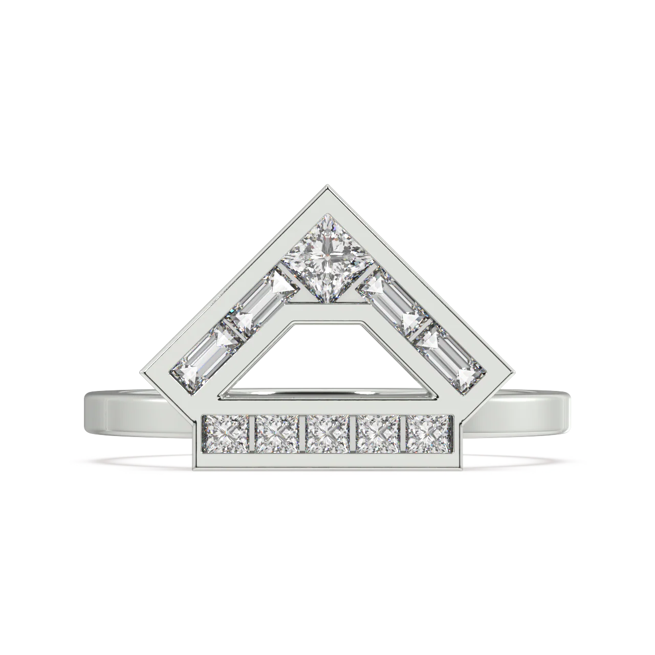 Verve Baguette Diamond Ring - Image 11